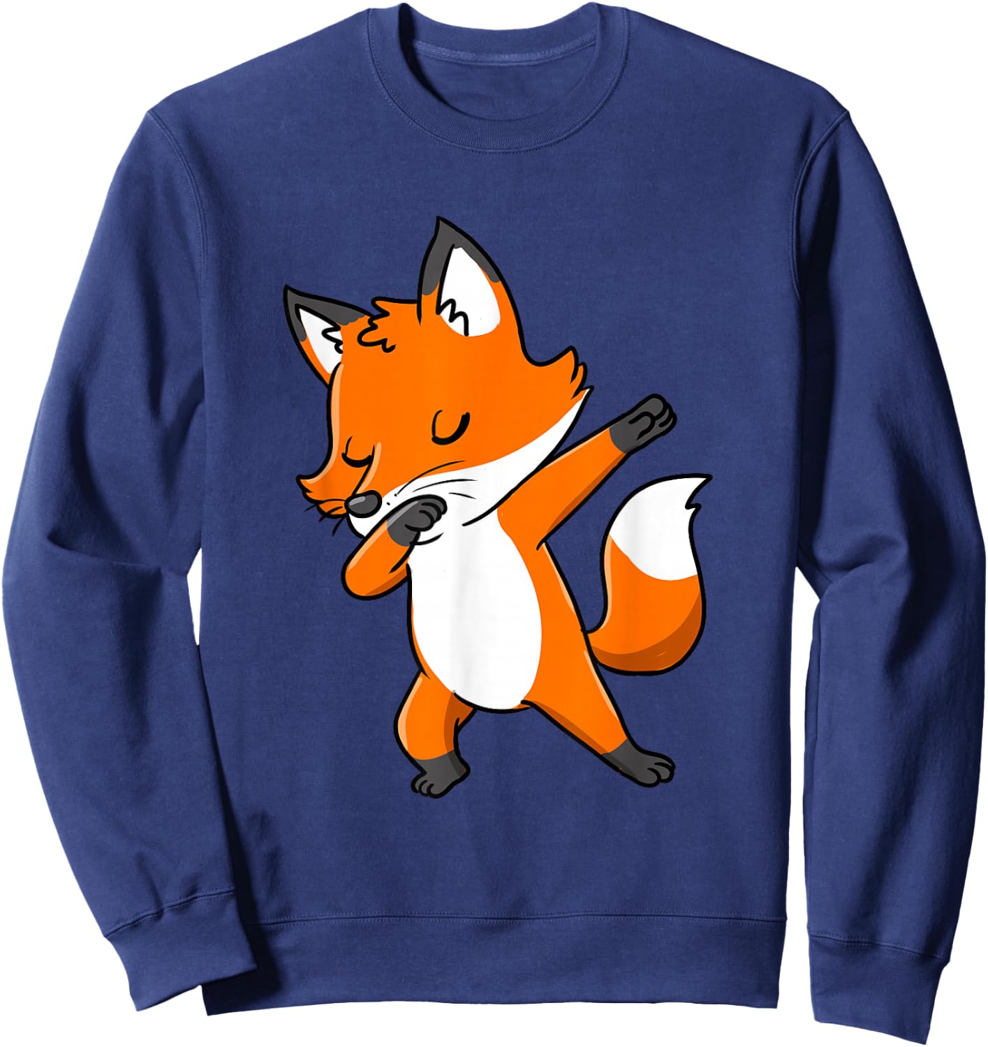 Dabbing Fox Sweatshirt - Sweatshirt | Navy