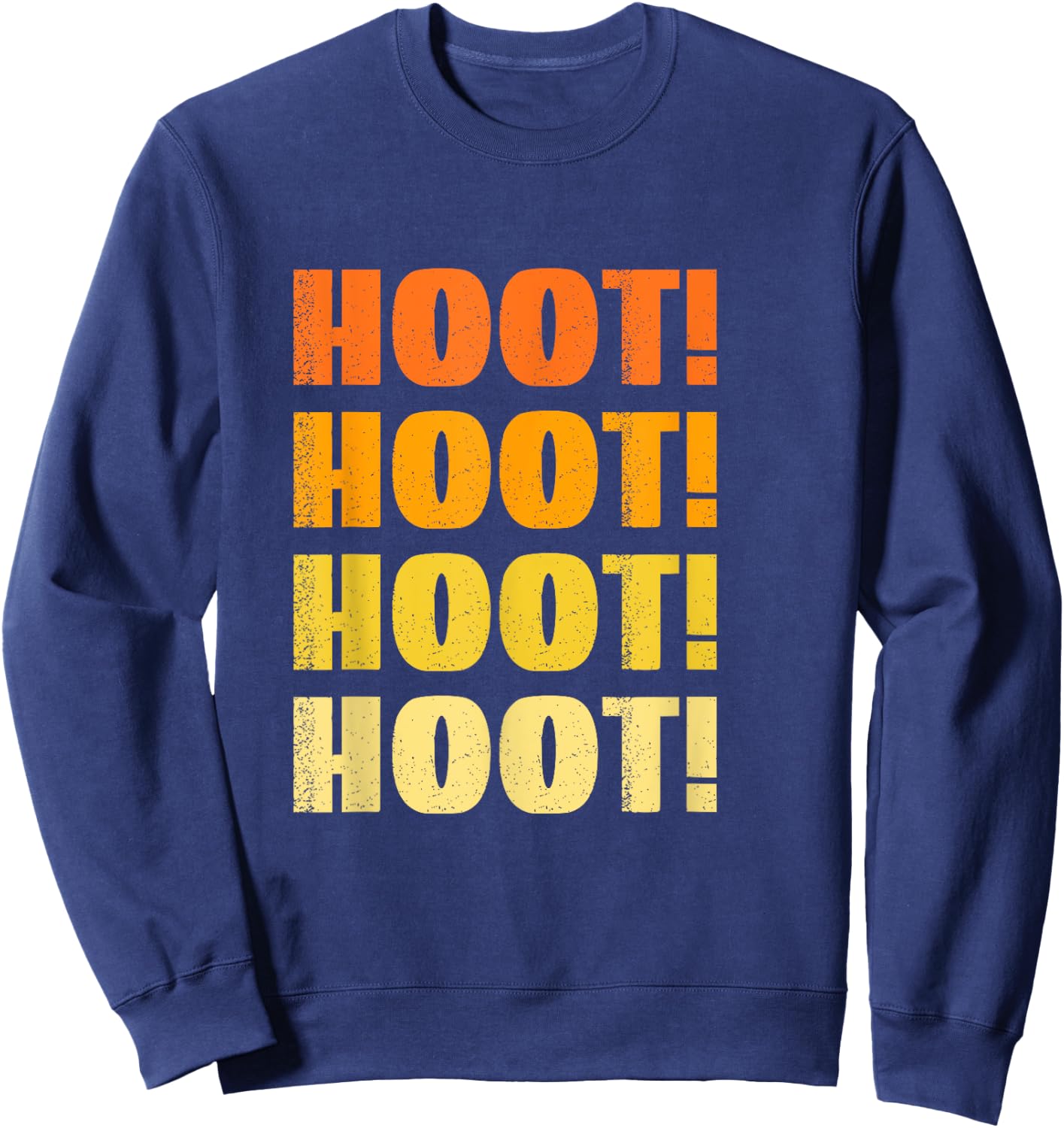 What A Hoot, I'm A Hoot, Hooting Owl Sweatshirt - Sweatshirt | Navy