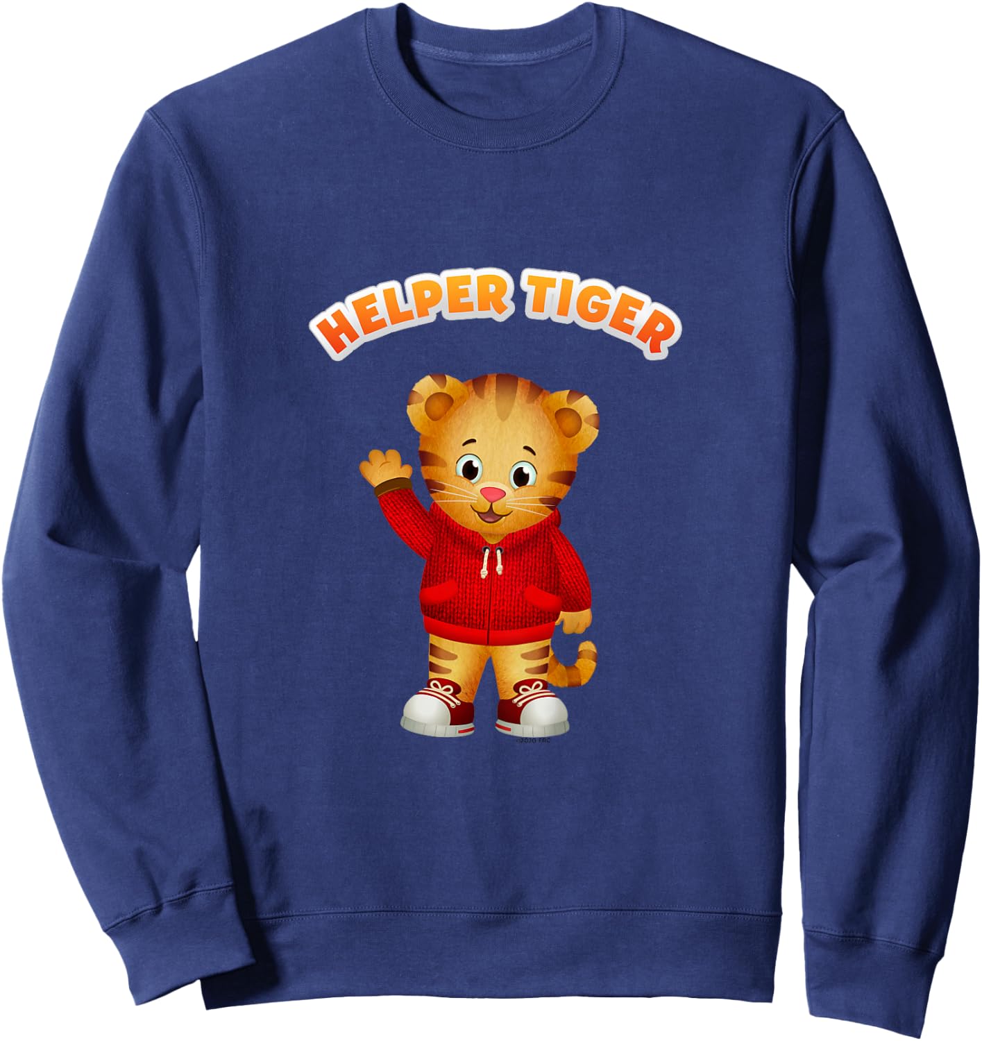 Daniel Tiger is a Helper Tiger Sweatshirt - Sweatshirt | Navy