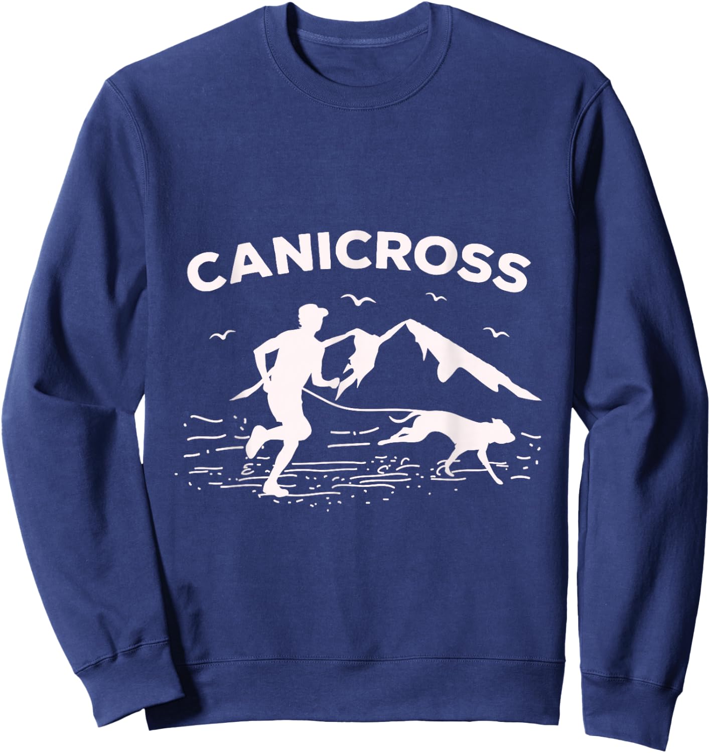 Canicross for a Dog running Canicross Sweatshirt - Sweatshirt | Navy