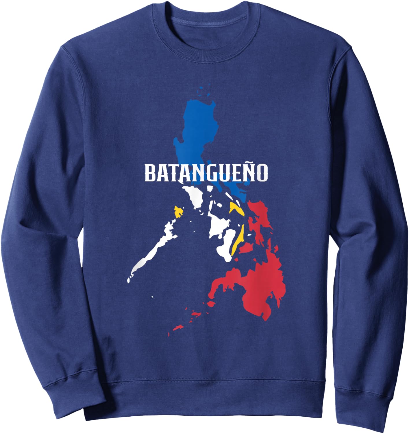 Batangueno Design for Batangas Filipinos Sweatshirt - Sweatshirt | Navy