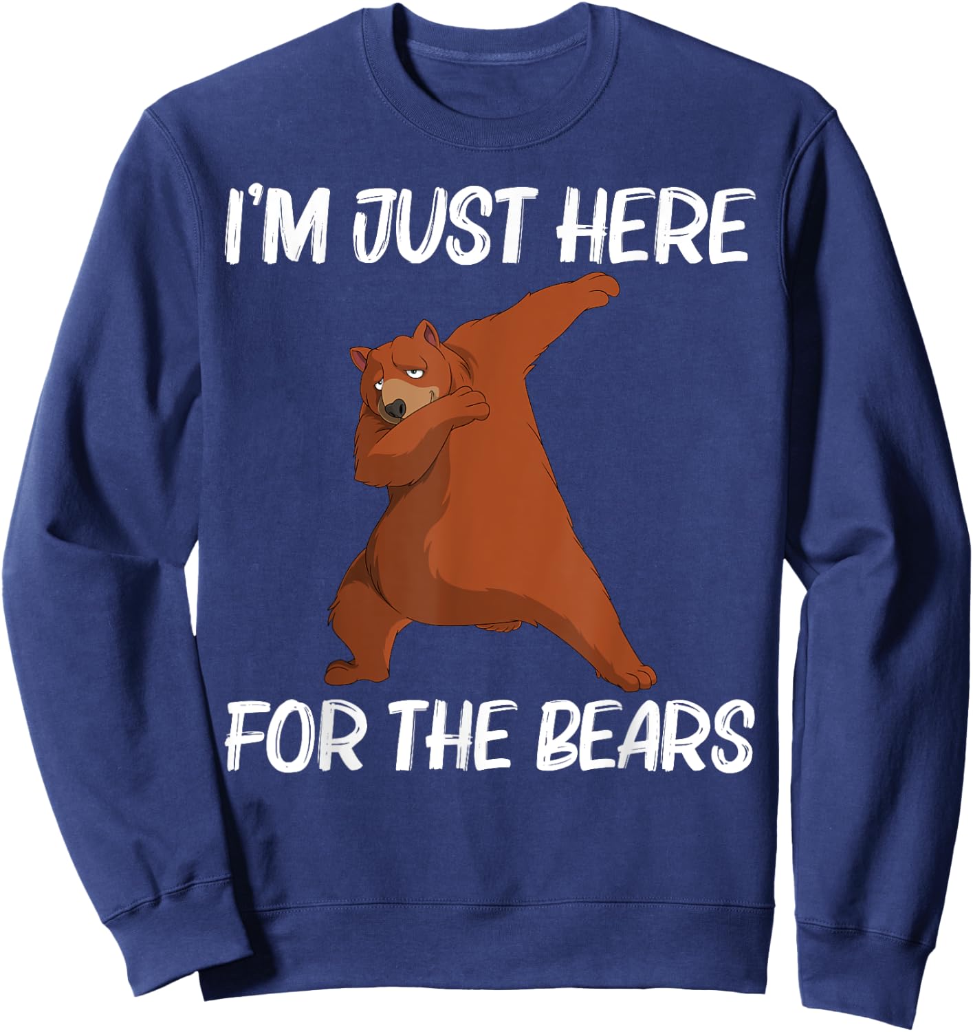 Funny Bear Gift Women Bear Mammal Animal Sweatshirt - Sweatshirt | Navy