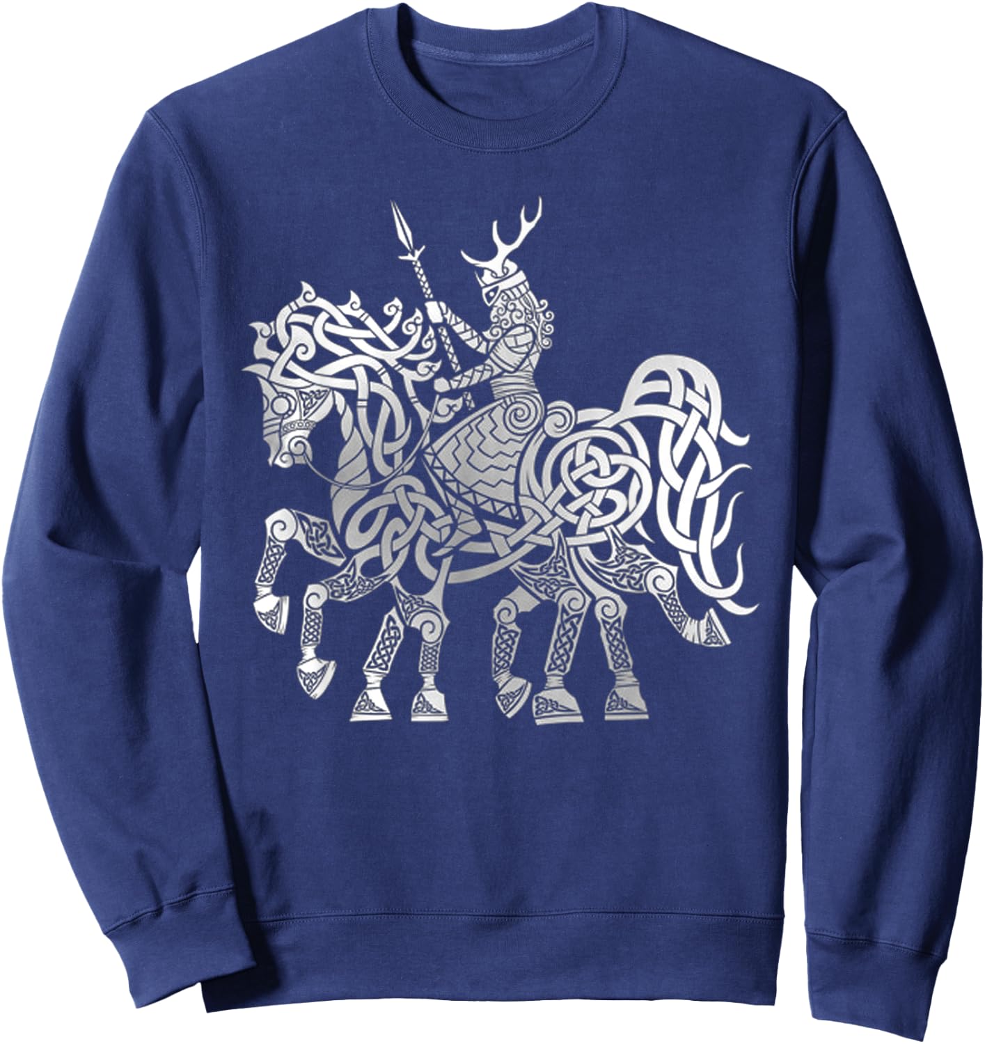 Sleipnir Viking Valhalla North Myths Celtic Symbols Sweatshirt - Sweatshirt | Navy