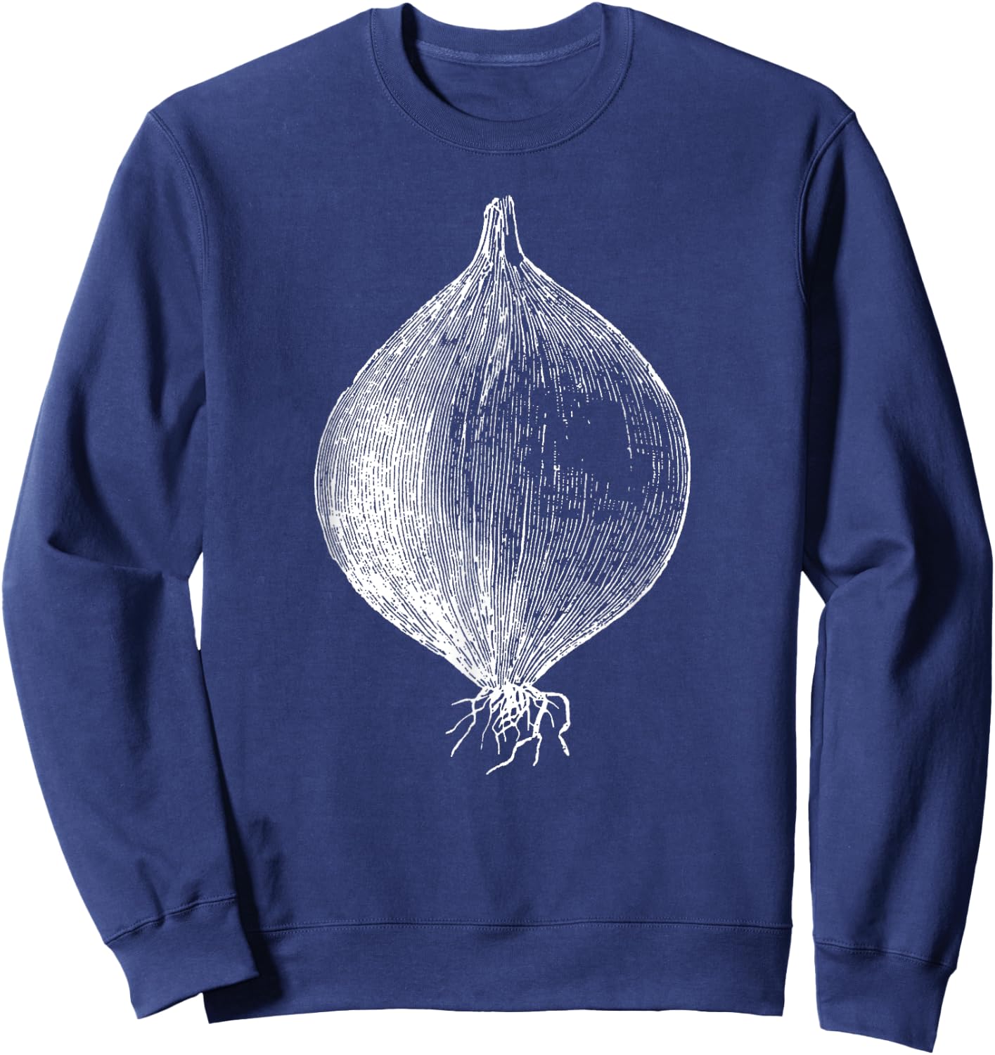Retro Vintage Vegetable Onion Gift Sweatshirt - Sweatshirt | Navy