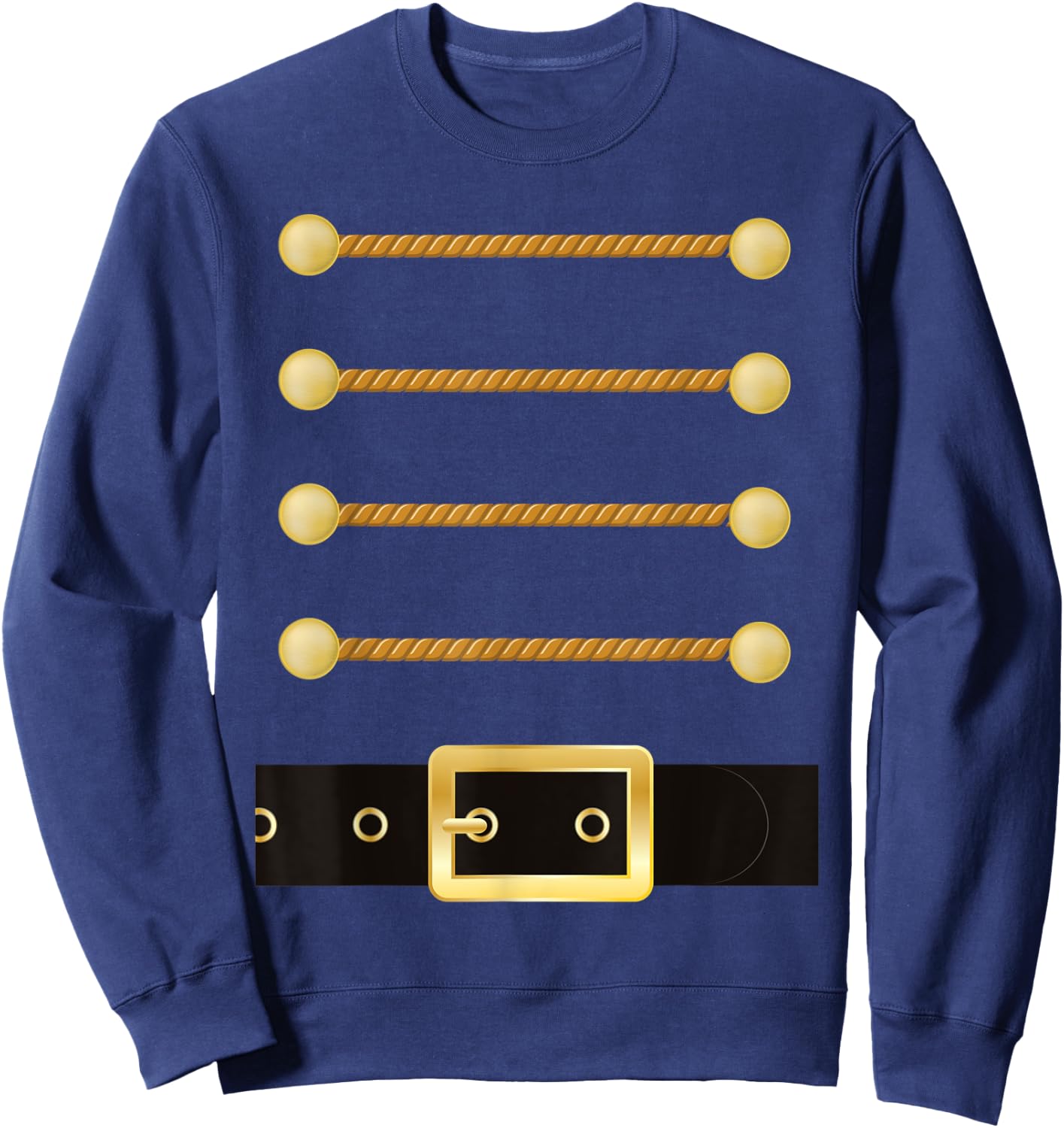 Nutcracker Character Soldier Costume Uniform Funny Christmas Sweatshirt - Sweatshirt | Navy