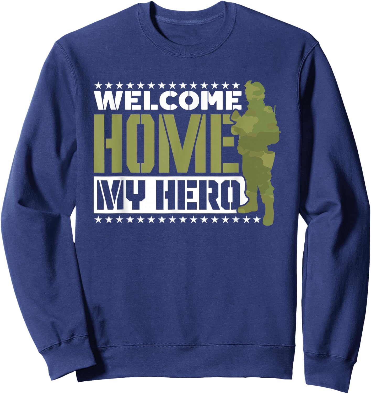 Welcome to Home My Hero Homecoming Welcome Home Sweatshirt - Sweatshirt | Navy
