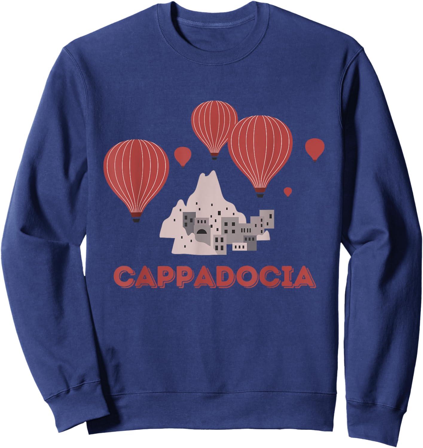 Cappadocia Travel Turkey Cappadocia Art Souvenir Sweatshirt - Sweatshirt | Navy