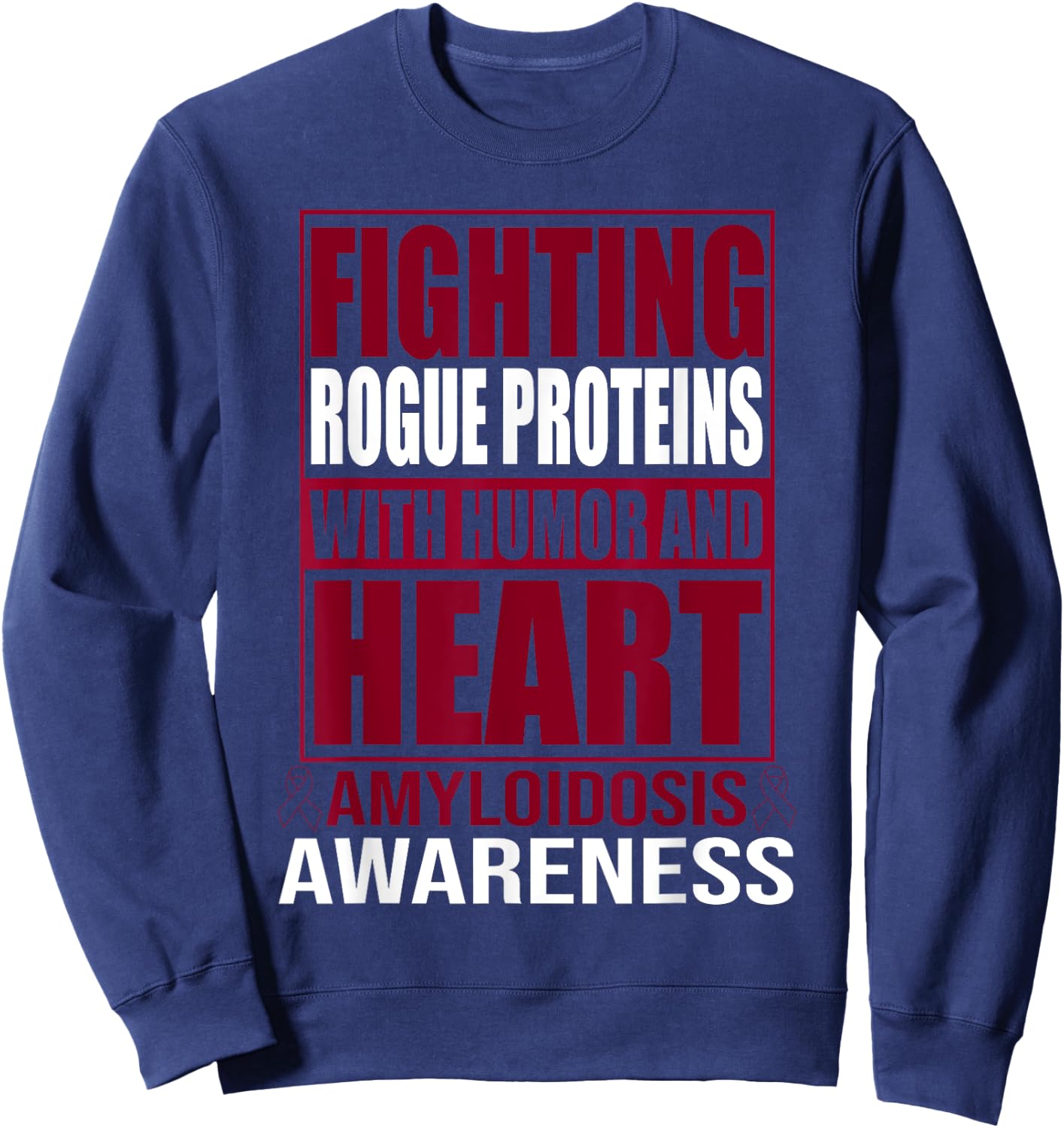 Amyloidosis Sweatshirt - Sweatshirt | Navy