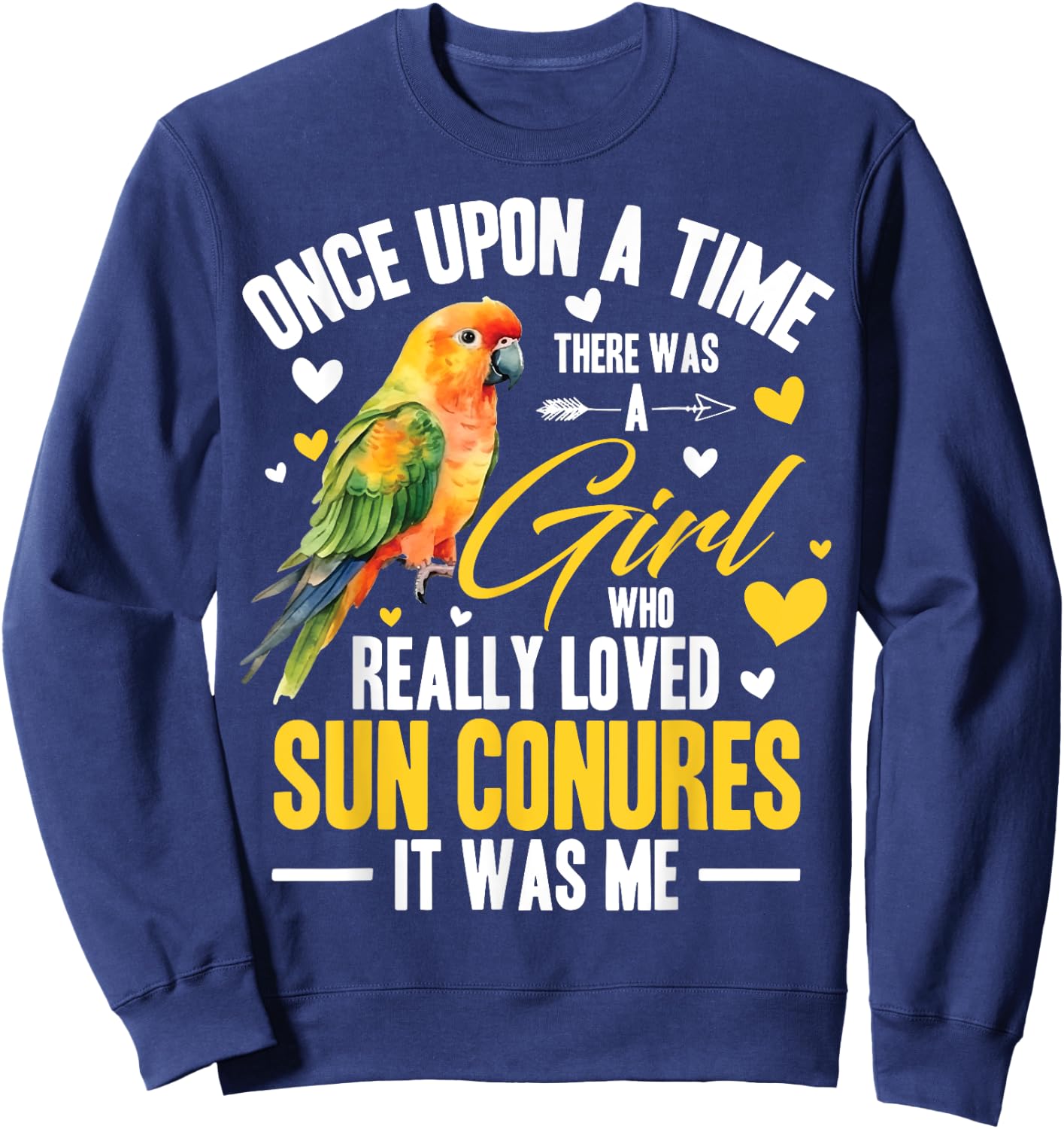 Sun Conure Doll Sun Conure Calendar Sun Conures Sunconure Sweatshirt - Sweatshirt | Navy