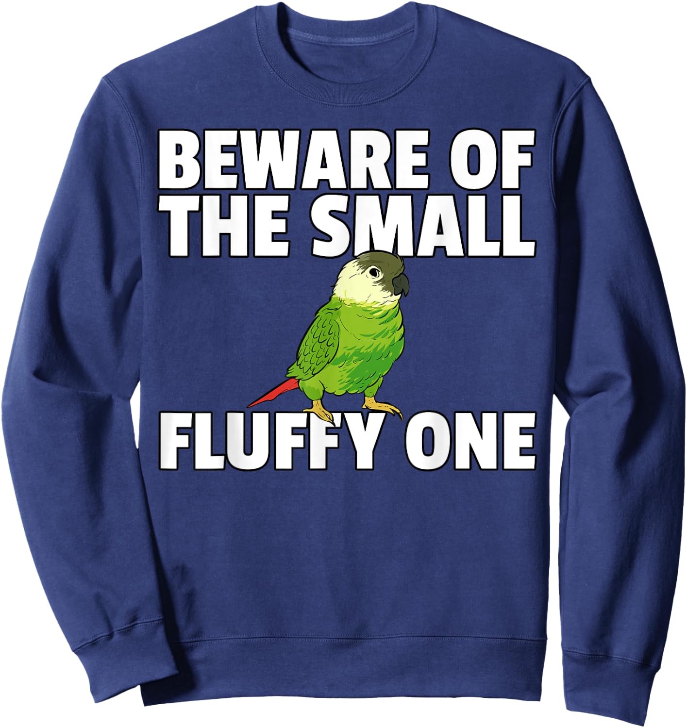Green Cheek Conure Sweatshirt - Sweatshirt | Navy