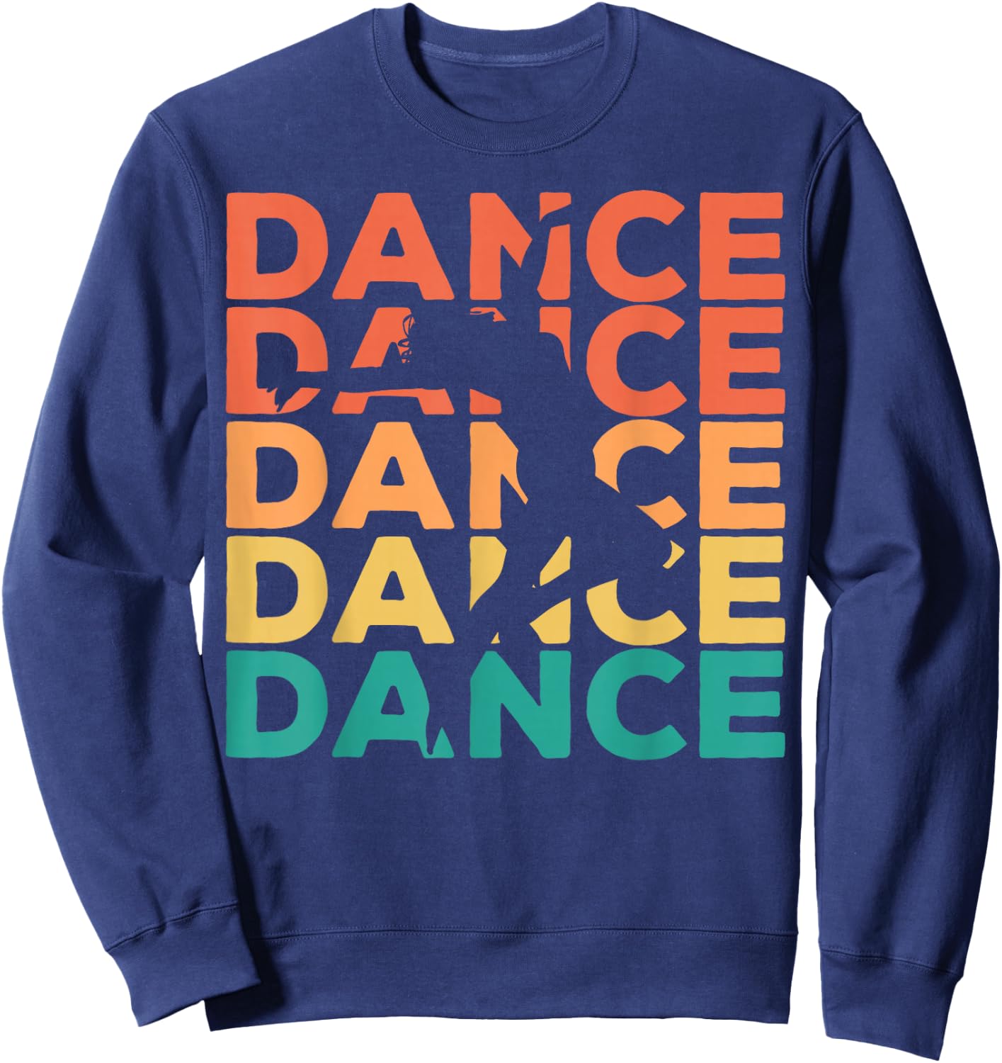 Retro Vintage Dancing Gift Dancers Small Sweatshirt - Sweatshirt | Navy