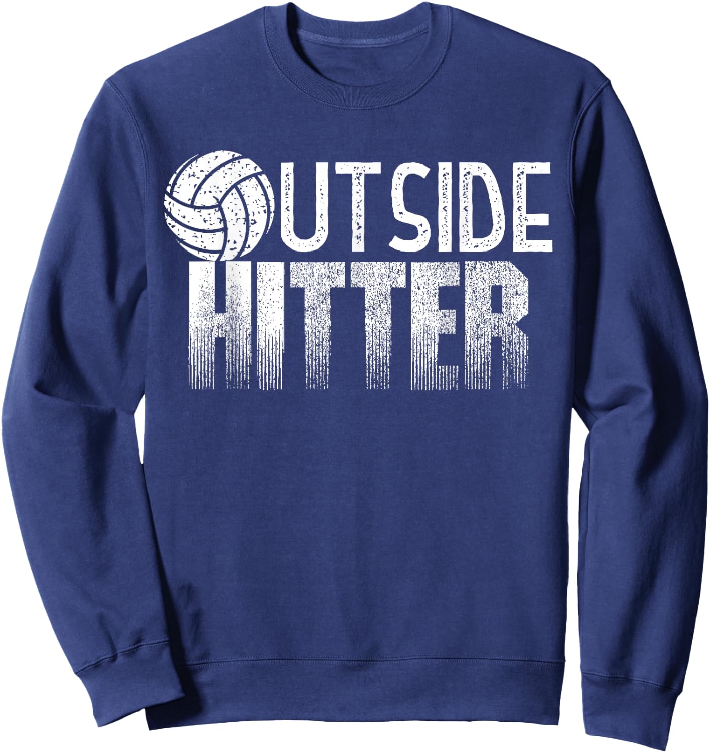 Volleyball Player Outside Hitter Sweatshirt - Sweatshirt | Navy