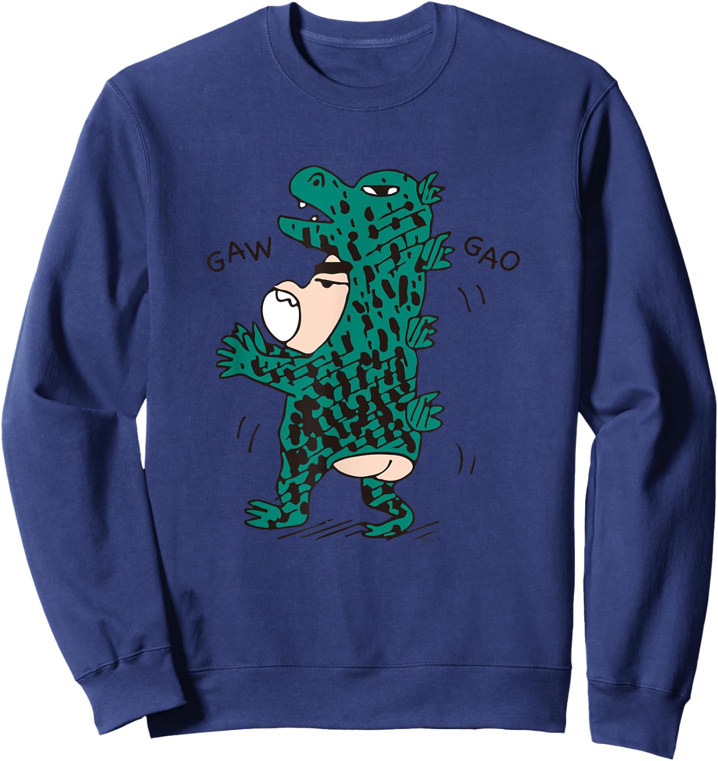 【Manga】Crayon Shin-chan Transform into Sirimarudashi! Sweatshirt - Sweatshirt | Navy