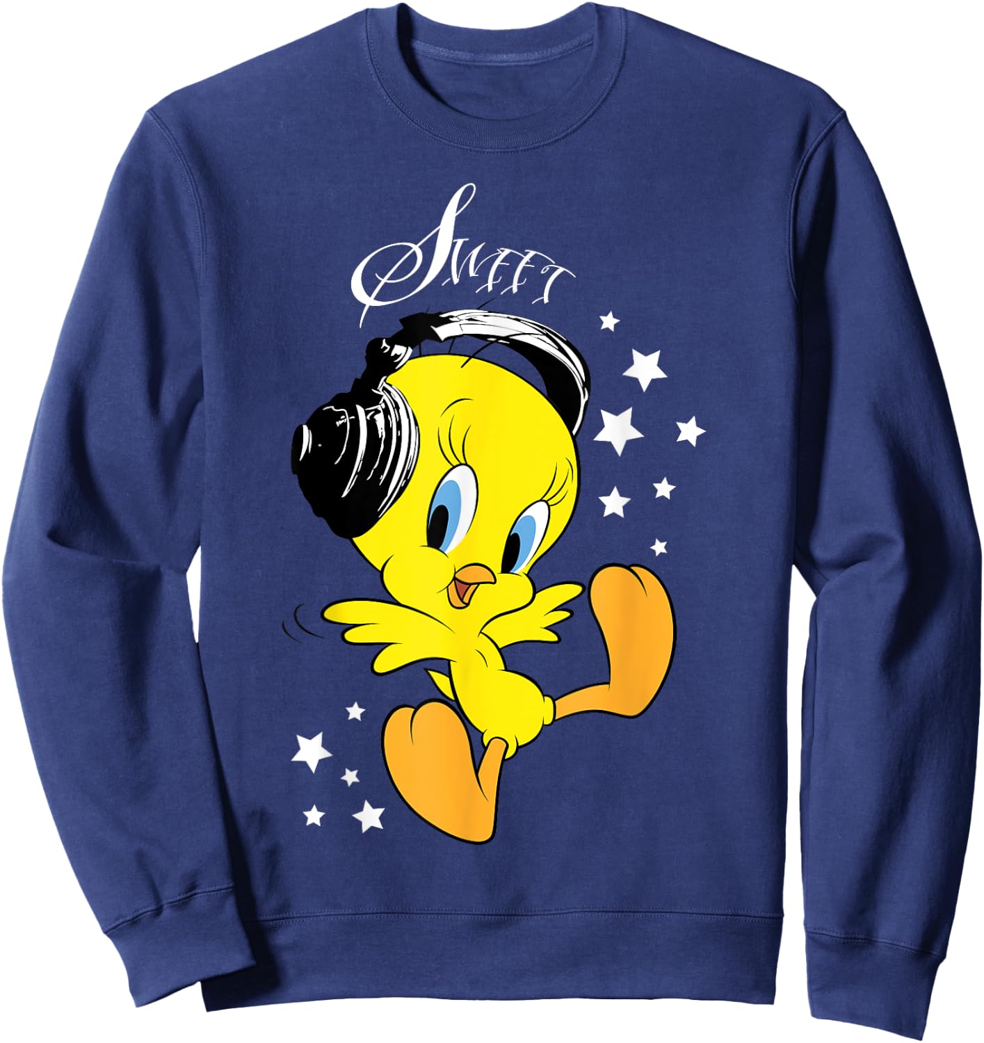Kids Tweety Headphones Sweatshirt - Sweatshirt | Navy