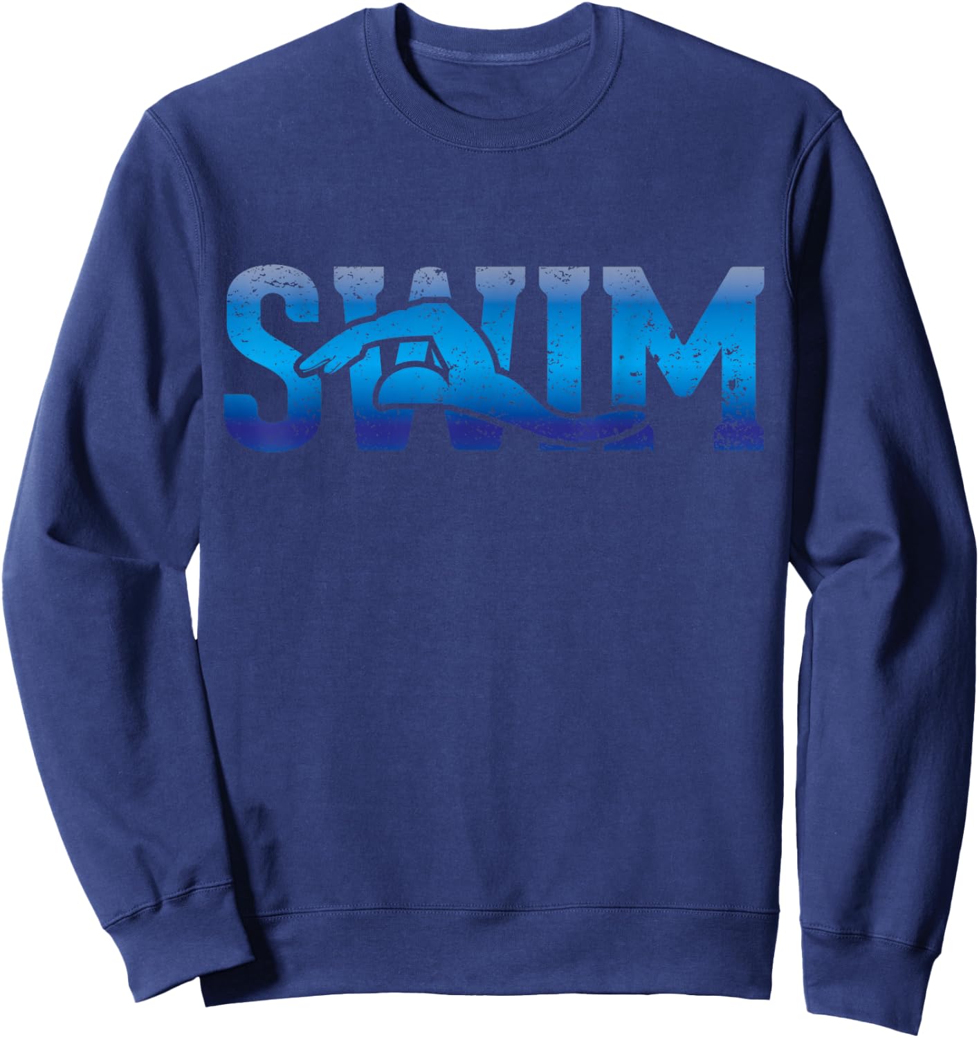 Swimming, swimming, water sports, swimmer Sweatshirt - Sweatshirt | Navy