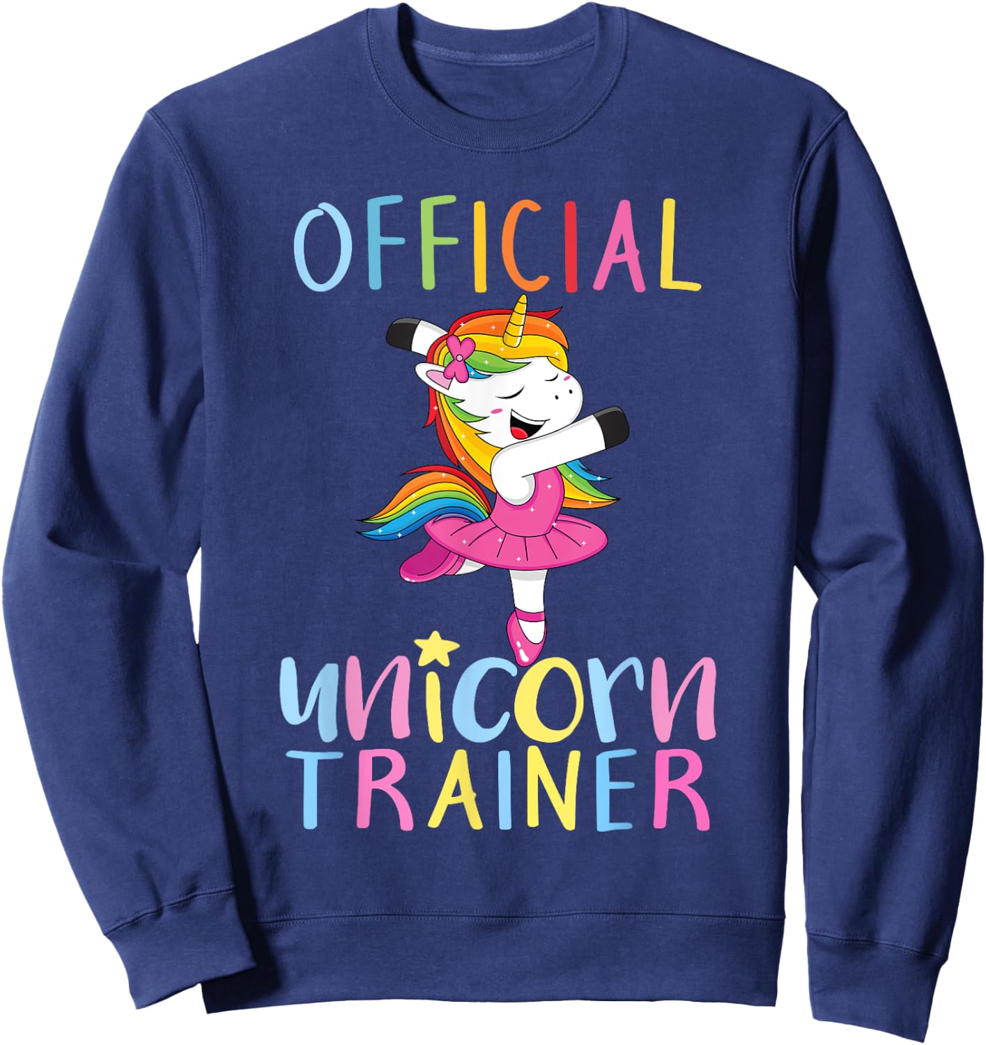 Official Unicorn Trainer Sweatshirt - Sweatshirt | Navy