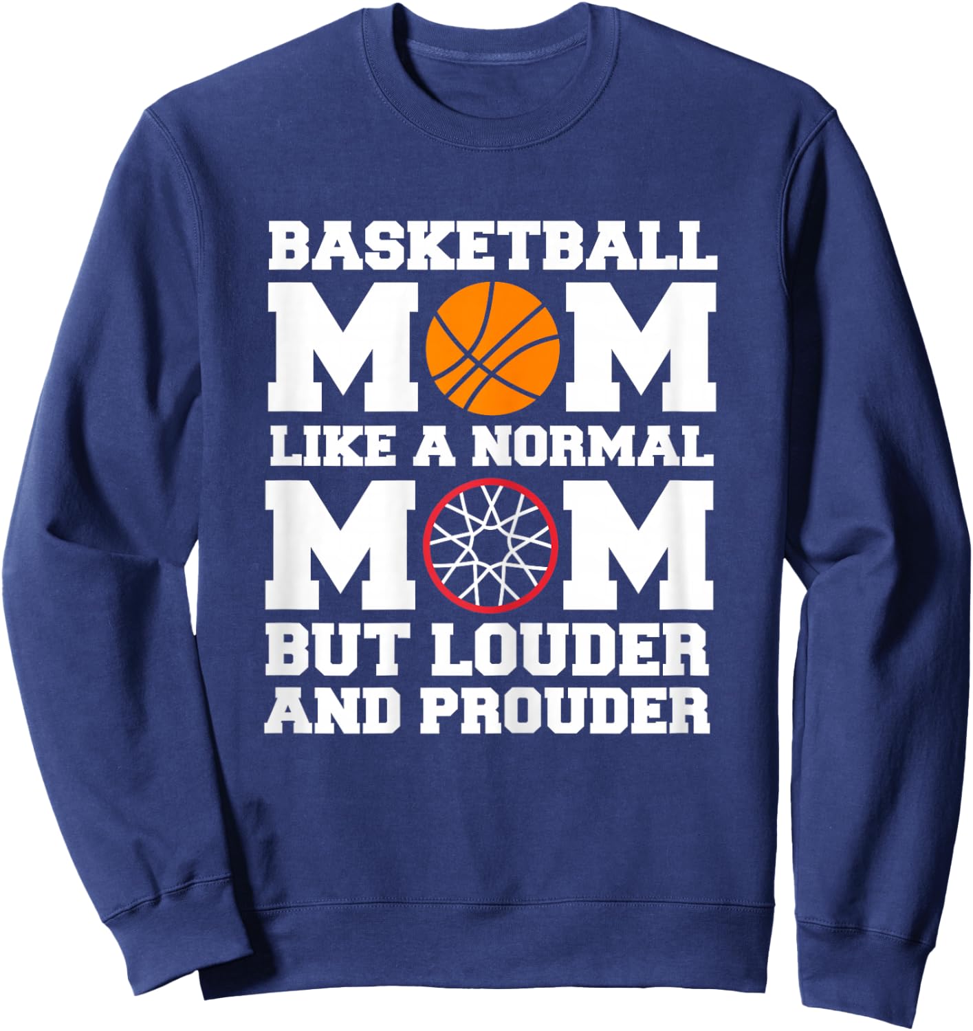 Basketball Mom Sweatshirt - Sweatshirt | Navy