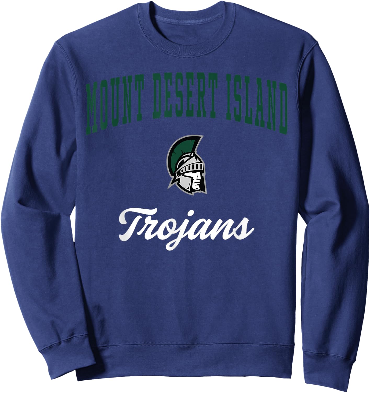 Mount Desert Island High School Trojans Sweatshirt - Sweatshirt | Navy