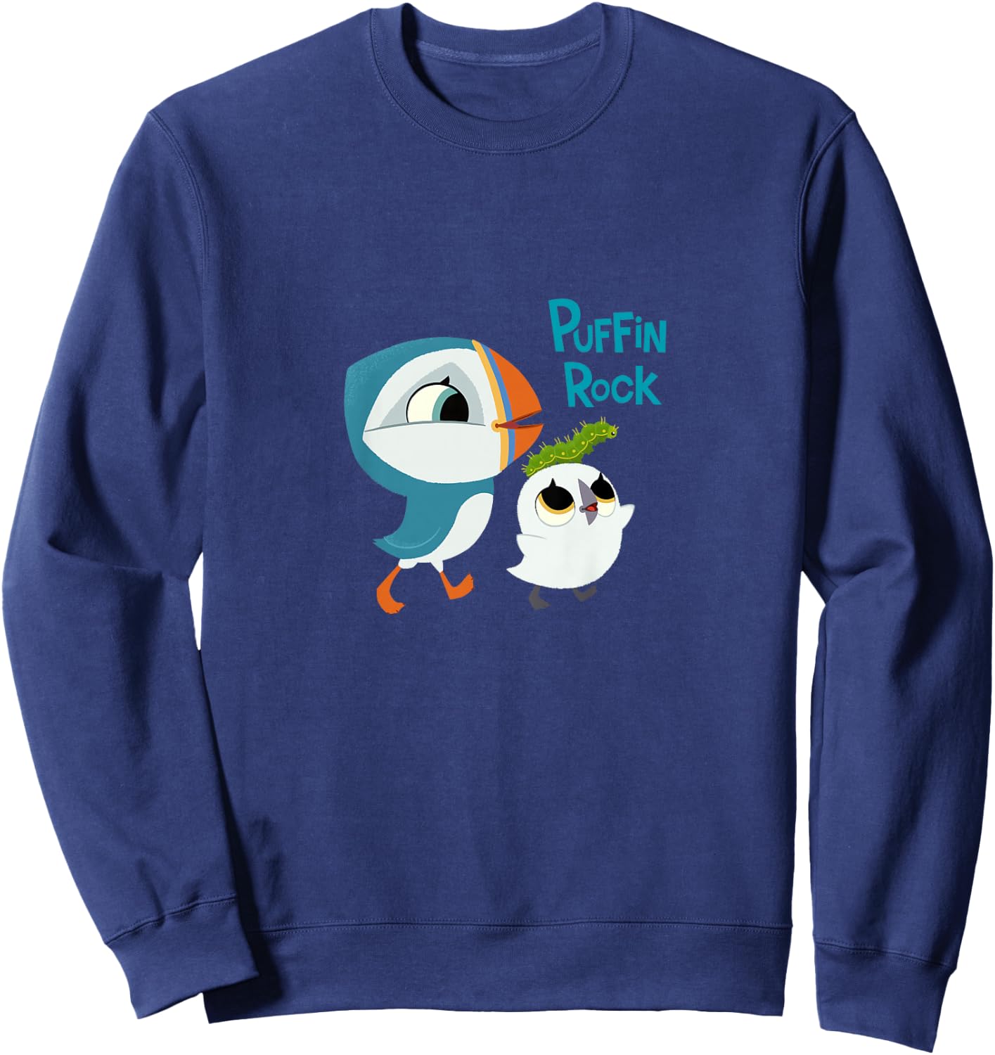 Puffin Rock - Official Merchandise - Oona & Baba take a walk Sweatshirt - Sweatshirt | Navy