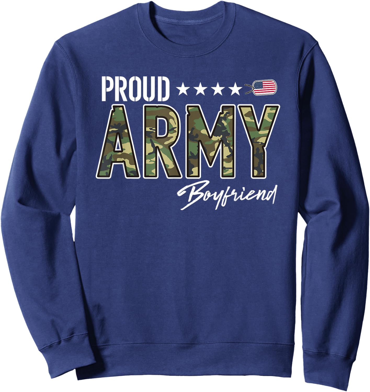 OCP Proud Army Boyfriend Sweatshirt - Sweatshirt | Navy