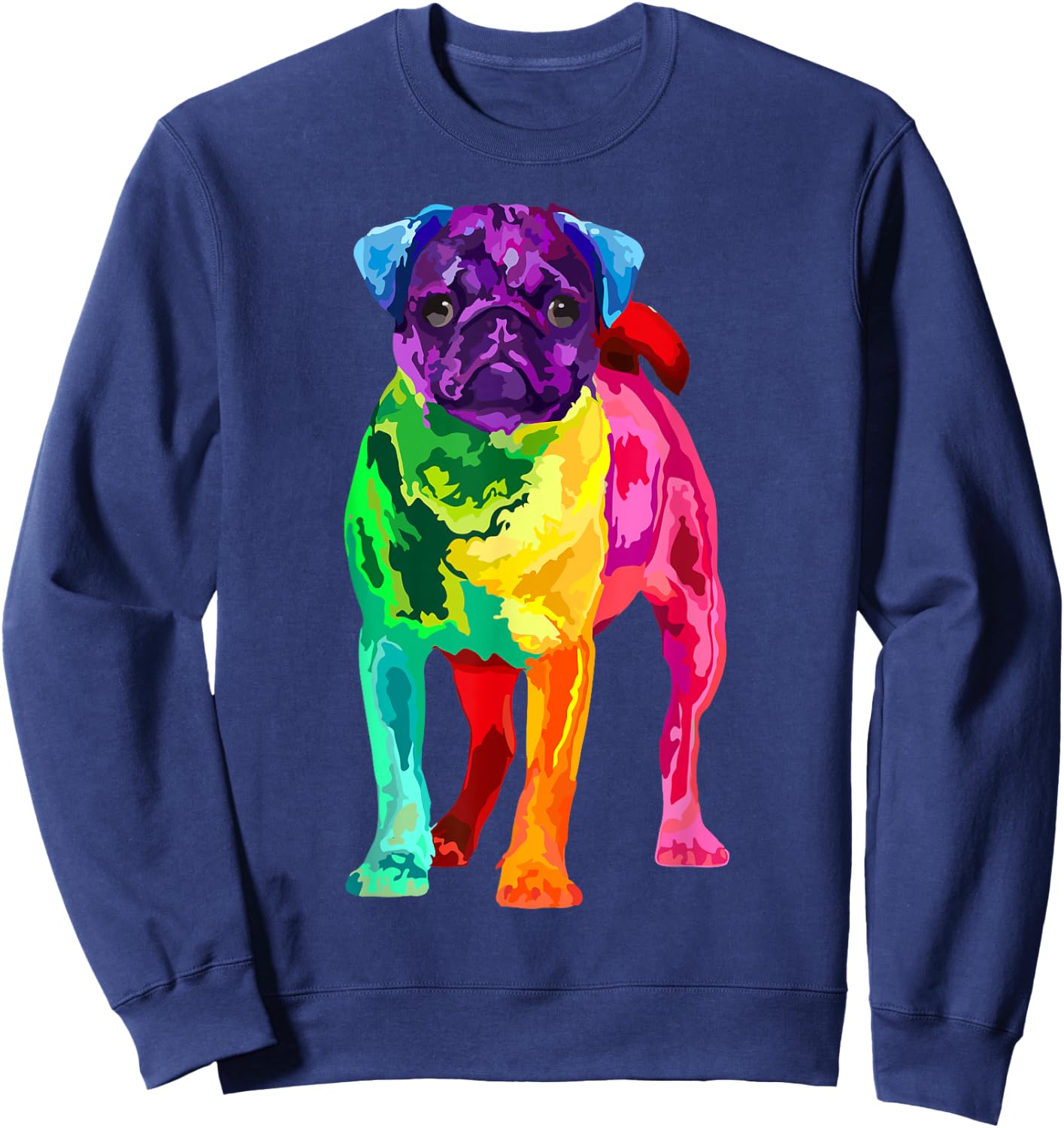 Pug Sweatshirt - Sweatshirt | Navy