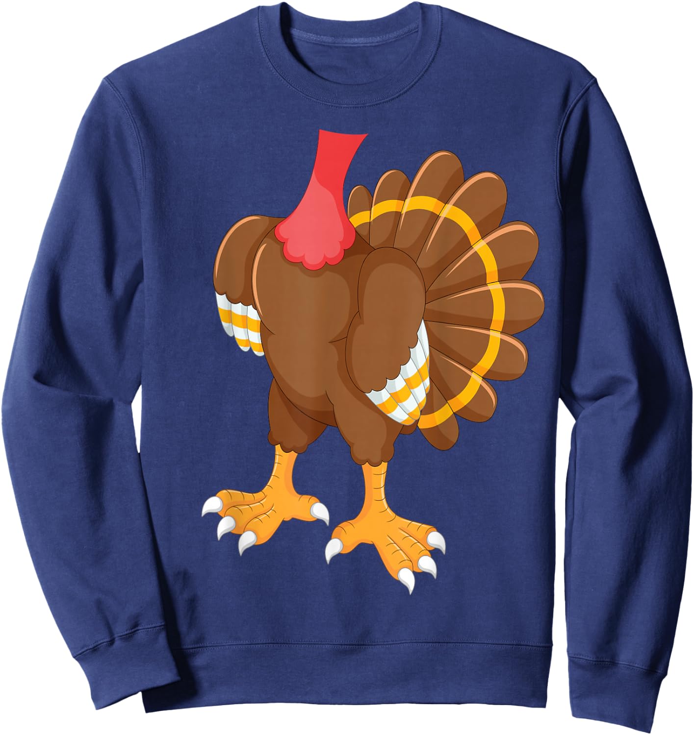 Turkey Shirt Adult Men Women Kids Turkey Costume Sweatshirt - Sweatshirt | Navy