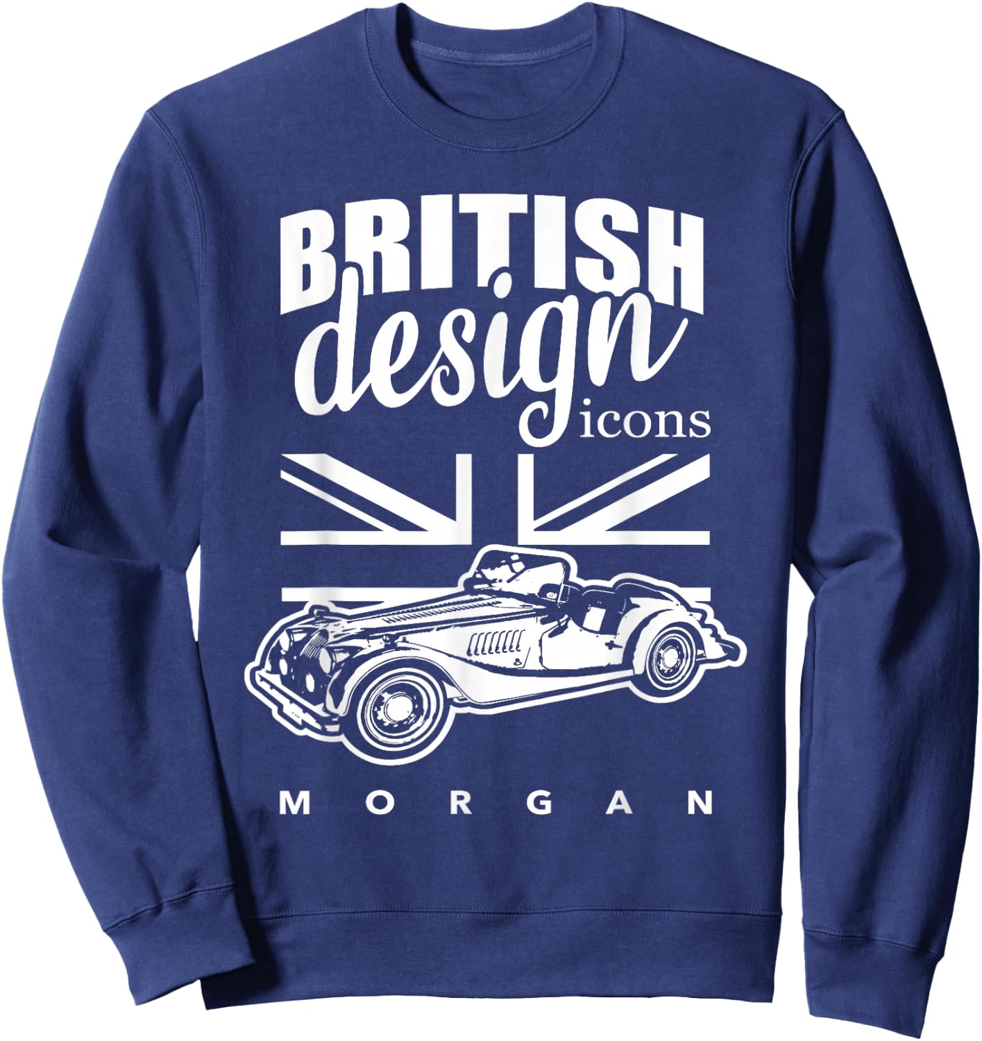 Morgan Classic Car Sweatshirt - Sweatshirt | Navy