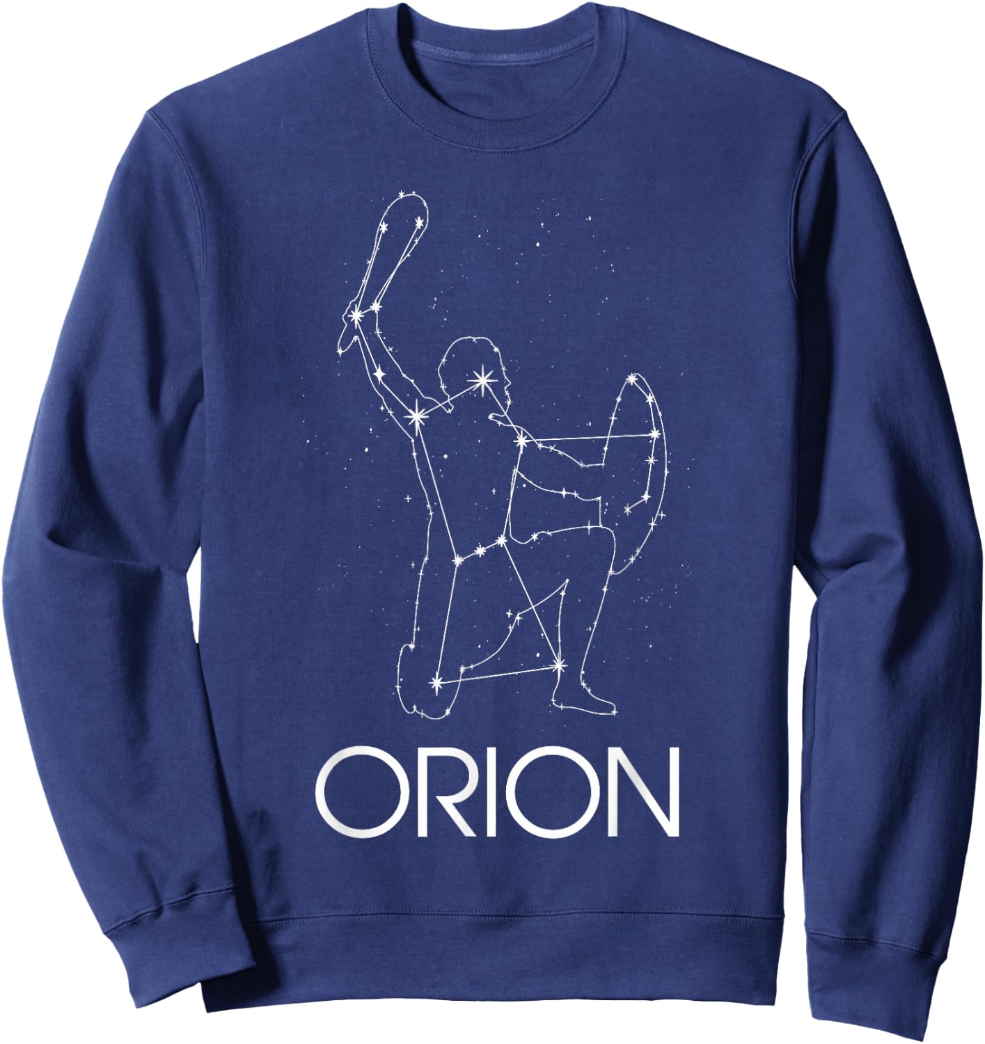 Star Gazing - Orion - Constellation - Astronomer - Space Sweatshirt - Sweatshirt | Navy
