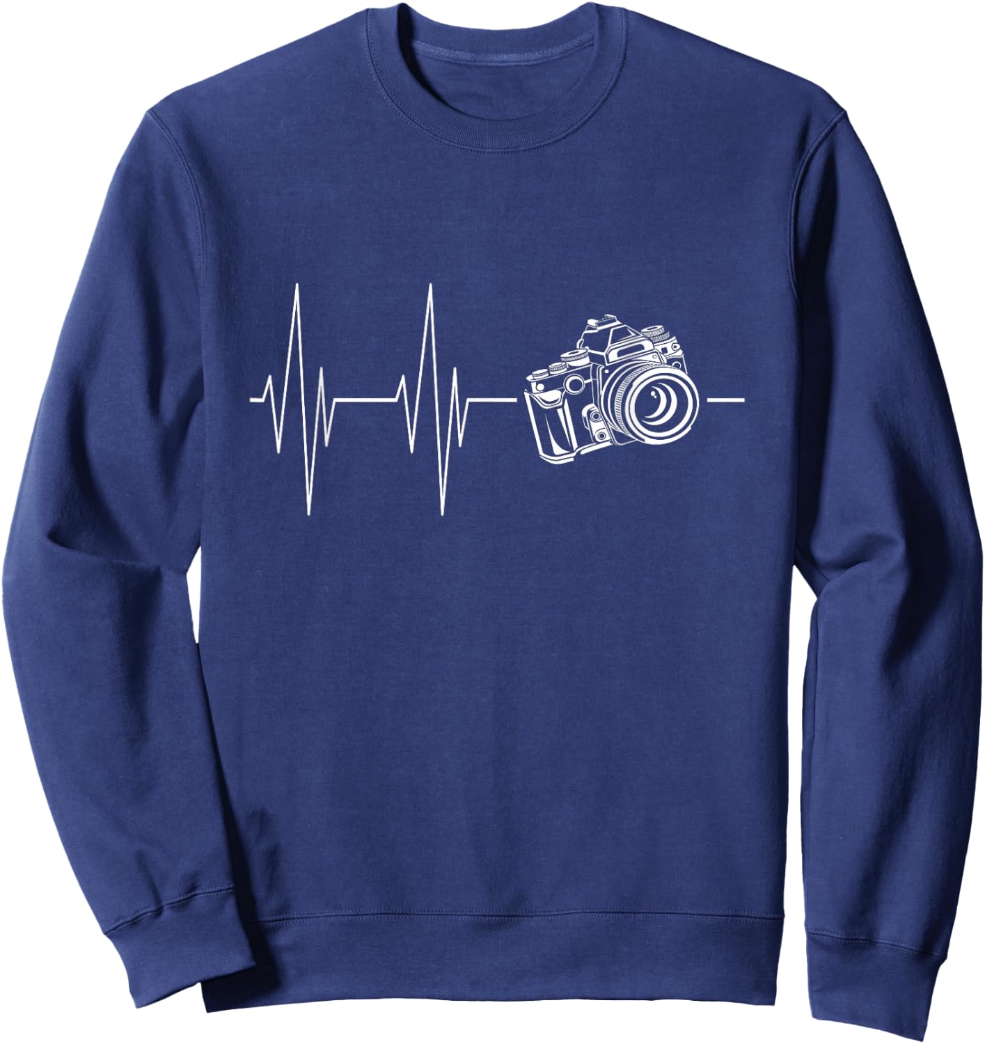Camera Heartbeat Photography in the DNA Sweatshirt - Sweatshirt | Navy