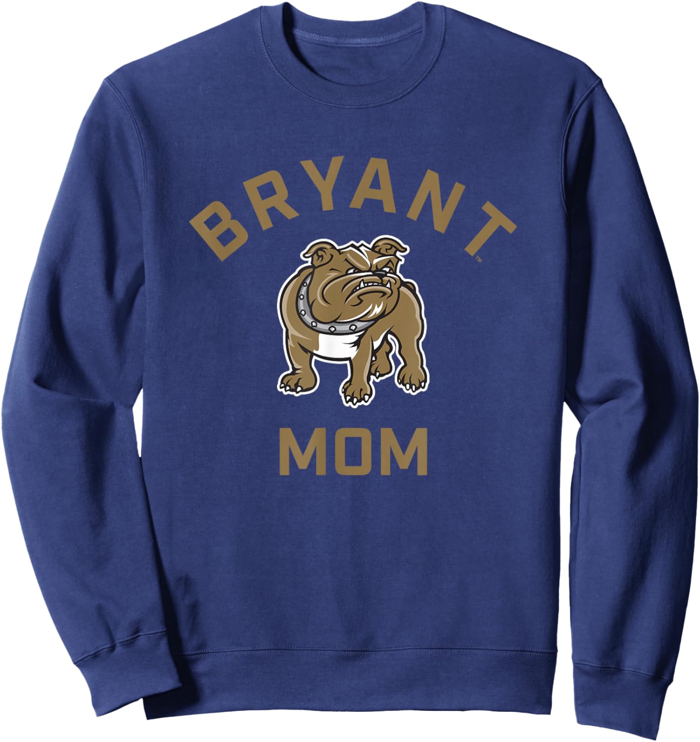 Bryant University Bulldogs Arched Mom Sweatshirt - Sweatshirt | Navy