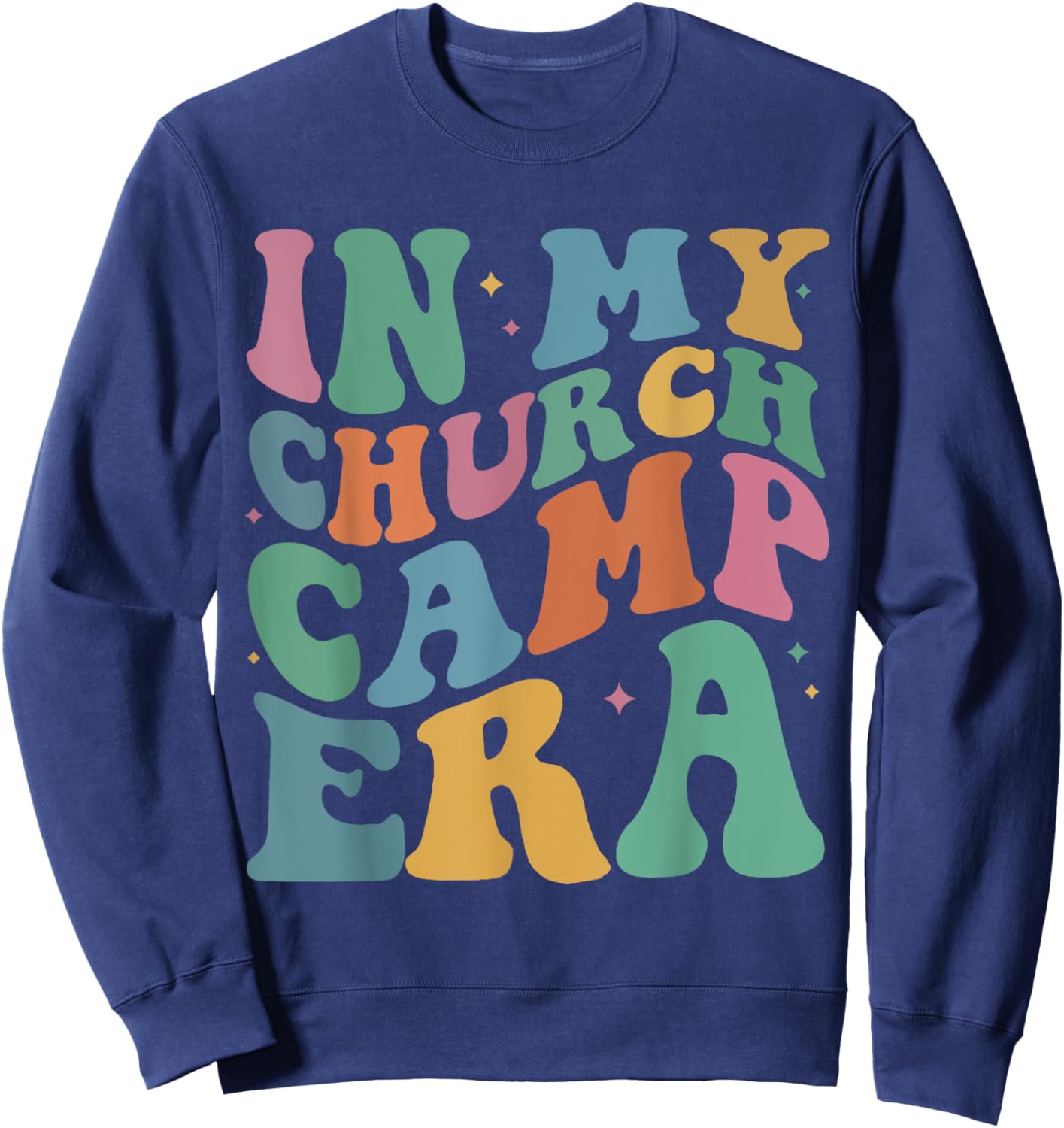 In My Summer Camp Era Sweatshirt - Sweatshirt | Navy