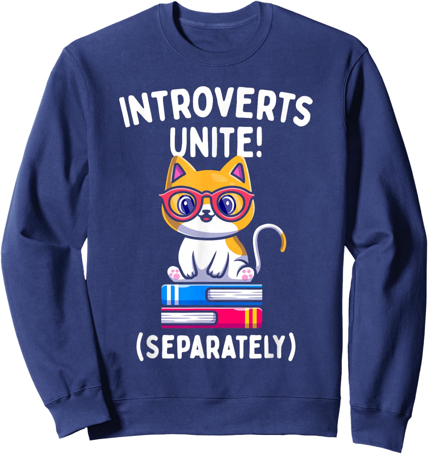 Introverts Unite Separately Ew People Introvert Antisocial Sweatshirt - Sweatshirt | Navy