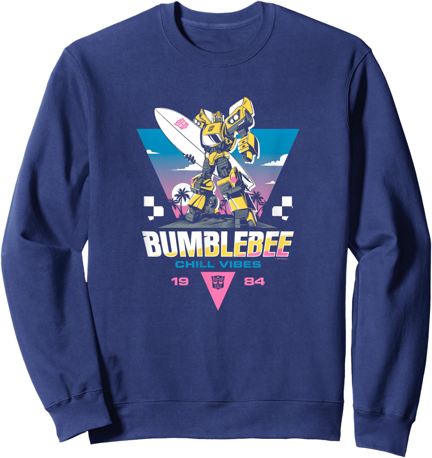 Transformers Bumblebee Chill Vibes Portrait Sweatshirt - Sweatshirt | Navy