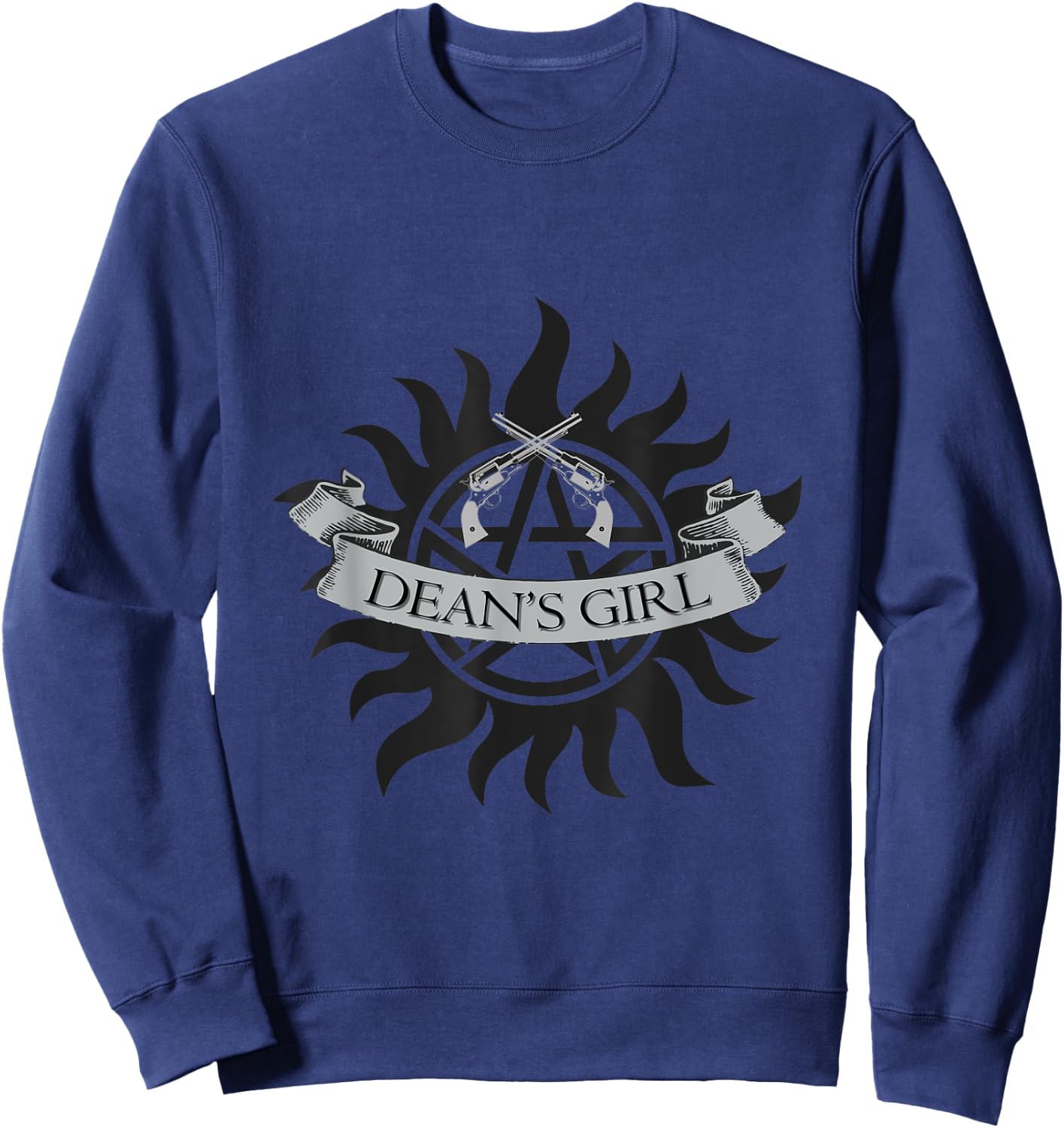 Dean's Girl SPN Sweatshirt - Sweatshirt | Navy
