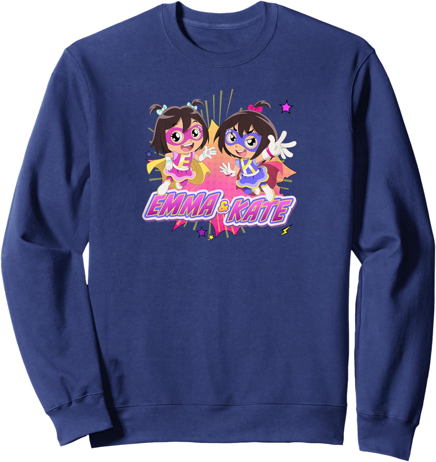Ryan's World The Movie Emma & Kate Sweatshirt - Sweatshirt | Navy