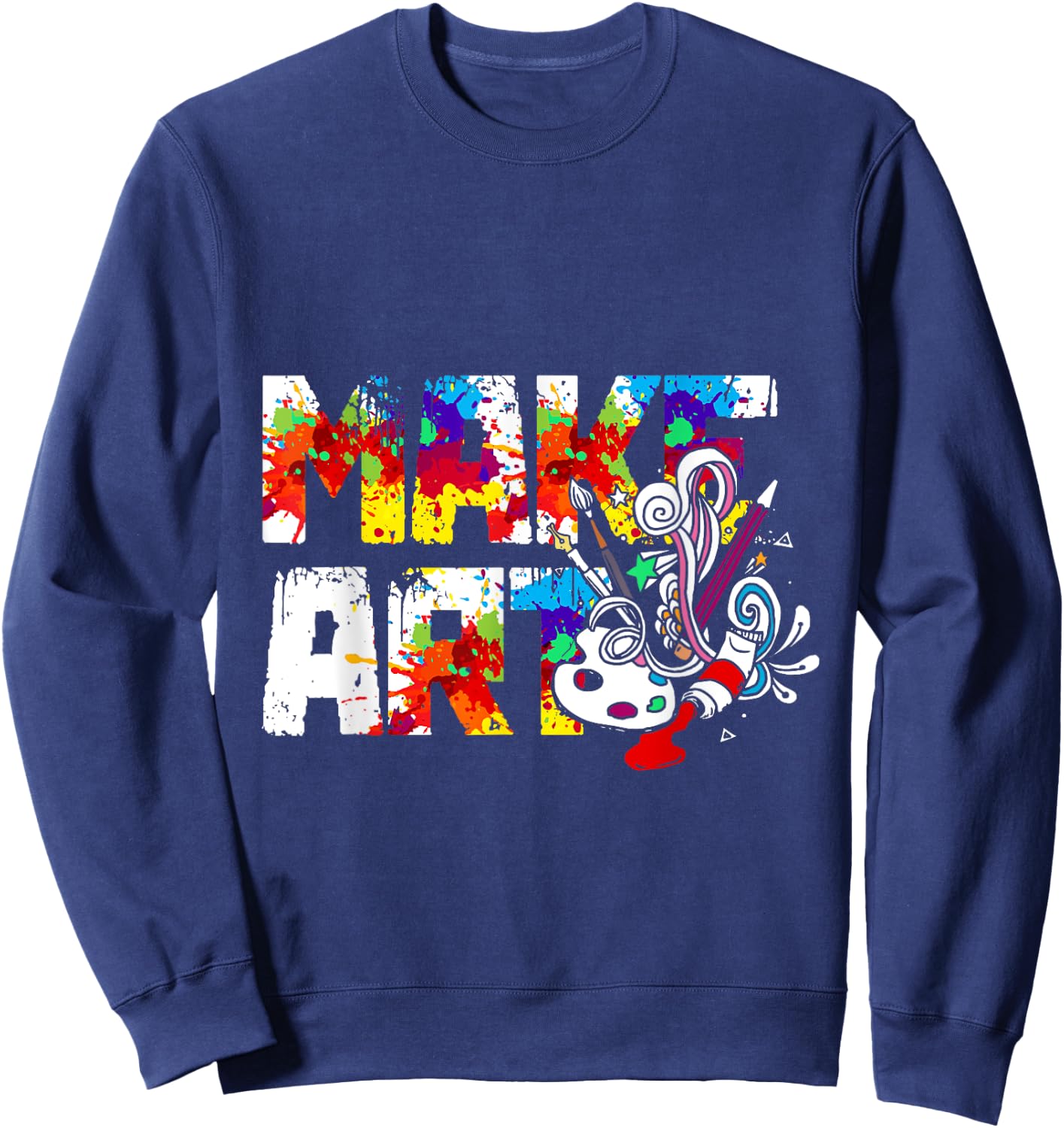 Make Art Sweatshirt - Sweatshirt | Navy