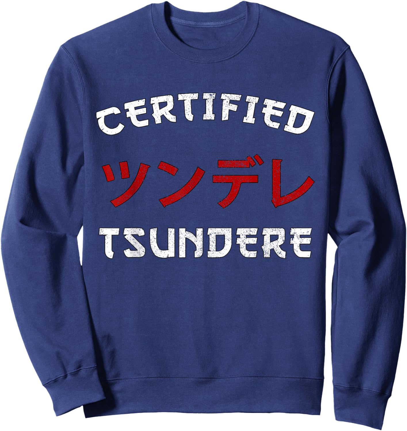 Tsundere Cosplay I Kawaii Senpai Anime Manga Sweatshirt - Sweatshirt | Navy