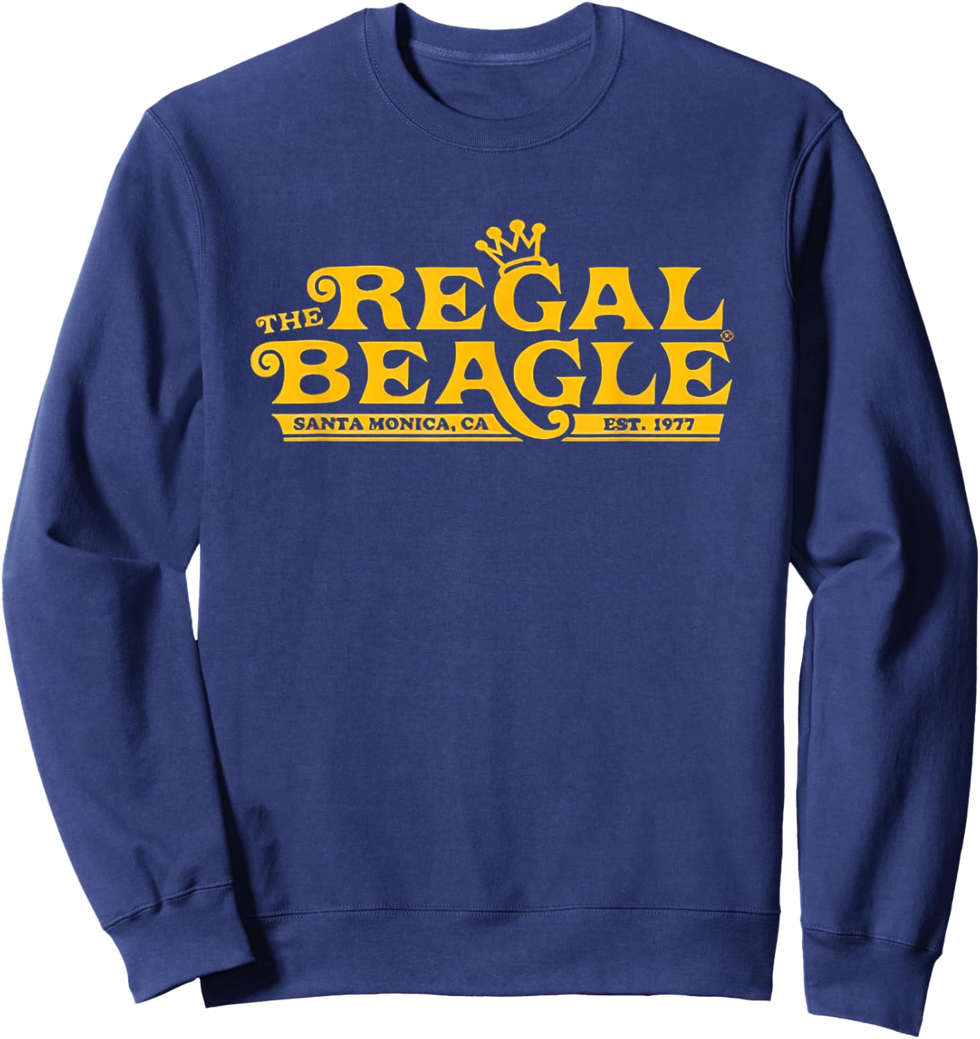 Santa Monica Los Angeles Retro Vintage Sweatshirt - Sweatshirt | Navy