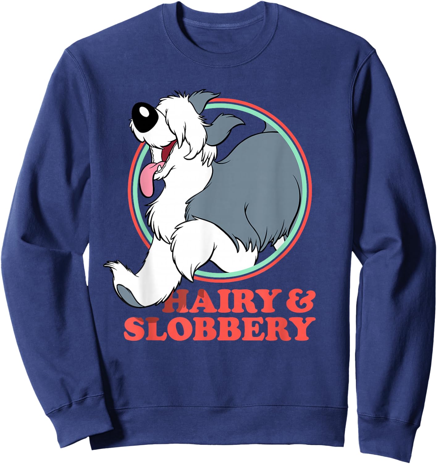 Disney The Little Mermaid Max Hairy & Slobbery Sweatshirt - Sweatshirt | Navy