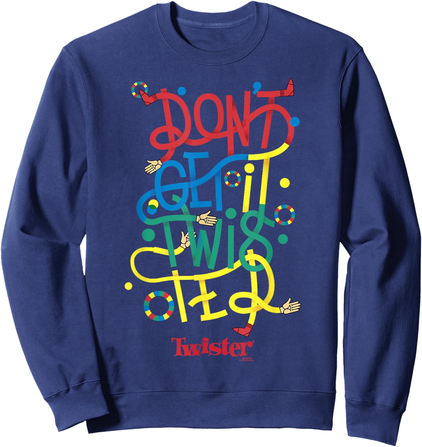 Twister Don't Get It Twisted Sweatshirt - Sweatshirt | Navy