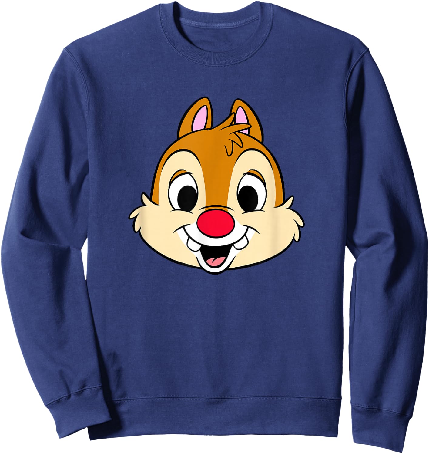 Disney Chip and Dale Dale Large Floating Head Sweatshirt - Sweatshirt | Navy