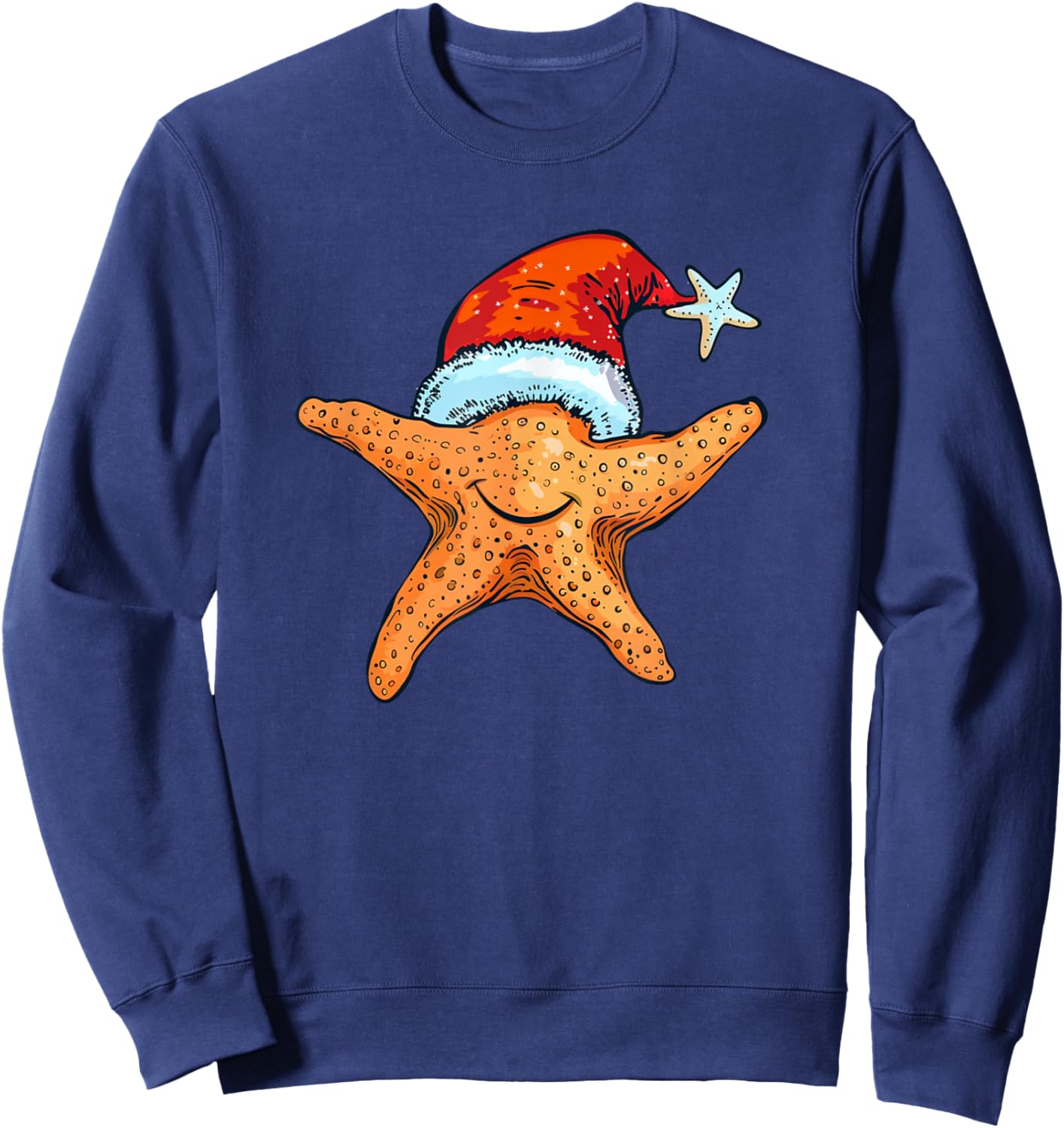 Happy Starfish Costume with Festive Dress Sweatshirt - Sweatshirt | Navy