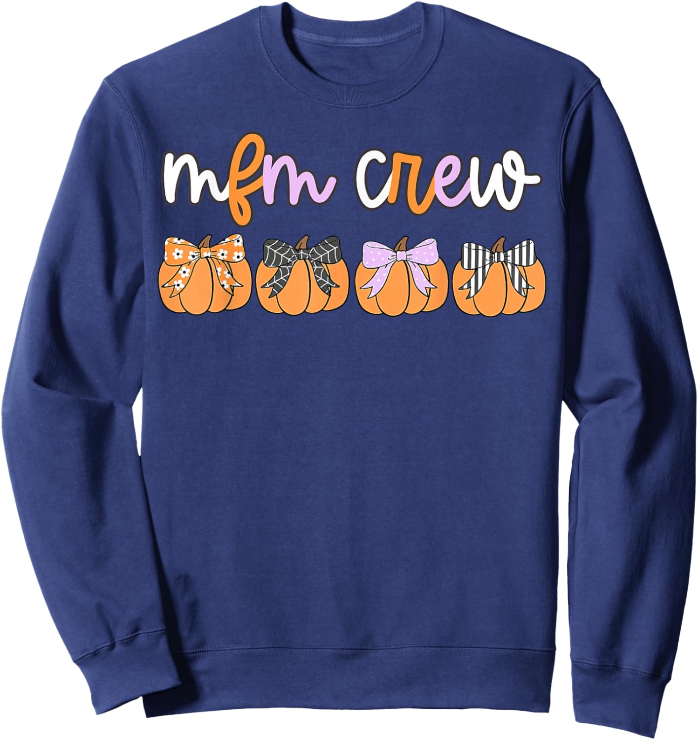 Halloween MFM Crew Maternal Fetal Medicine Sonographer OBGYN Sweatshirt - Sweatshirt | Navy