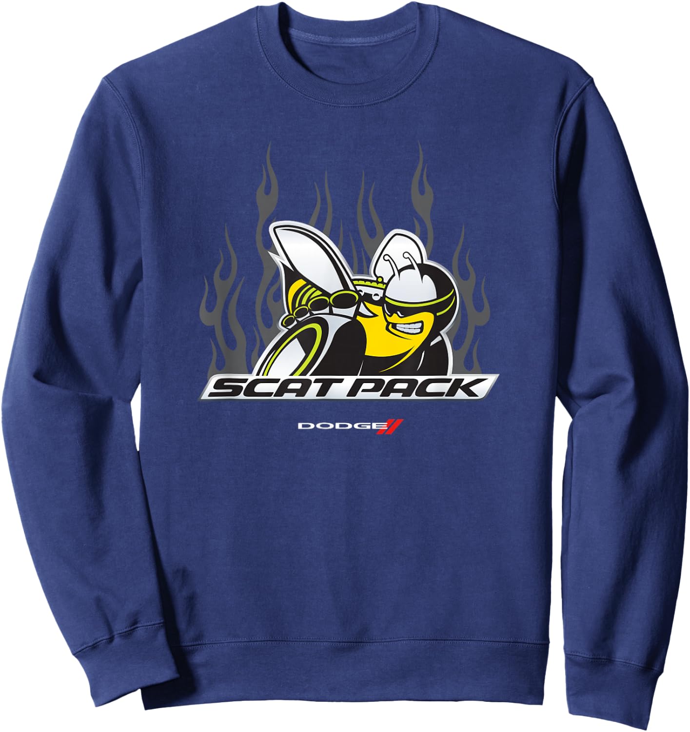 Dodge Scat Pack Flames Sweatshirt - Sweatshirt | Navy