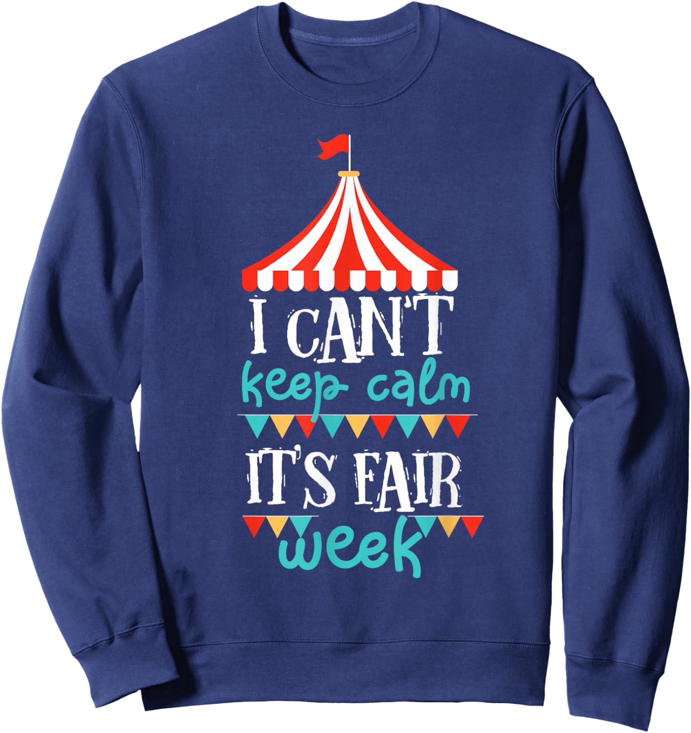 County Fair Design Perfect for Kids Girls and Boys Sweatshirt - Sweatshirt | Navy