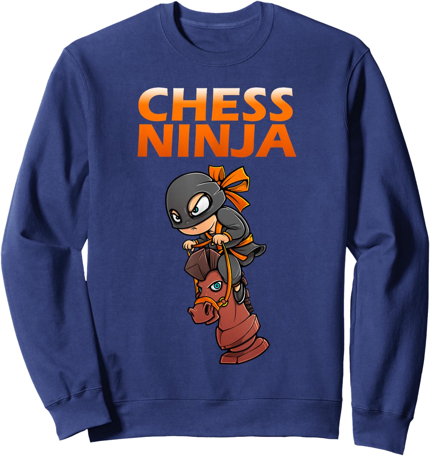 Funny Chess Gift Kids Boys Girls Cool Chess Lover Player Sweatshirt - Sweatshirt | Navy