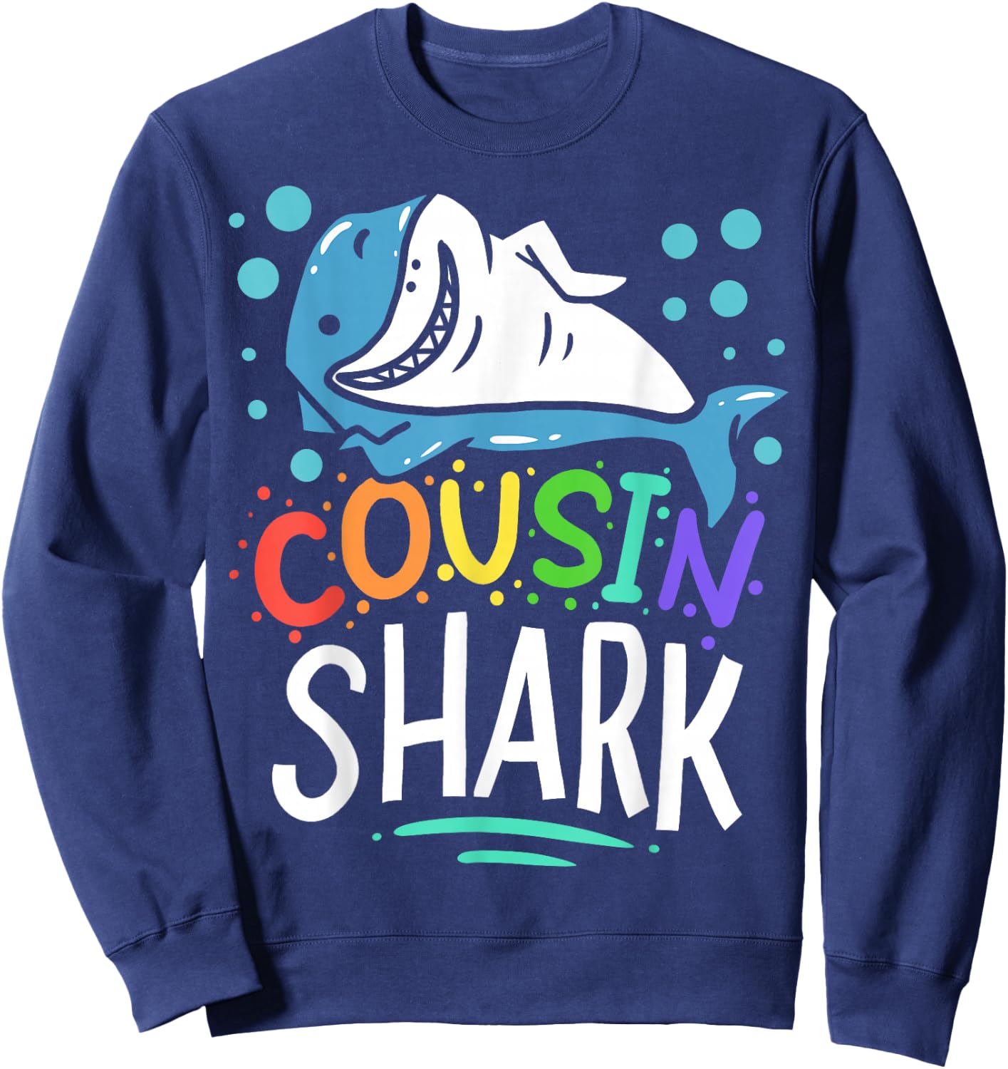 Cousin Shark Gift Sweatshirt - Sweatshirt | Navy
