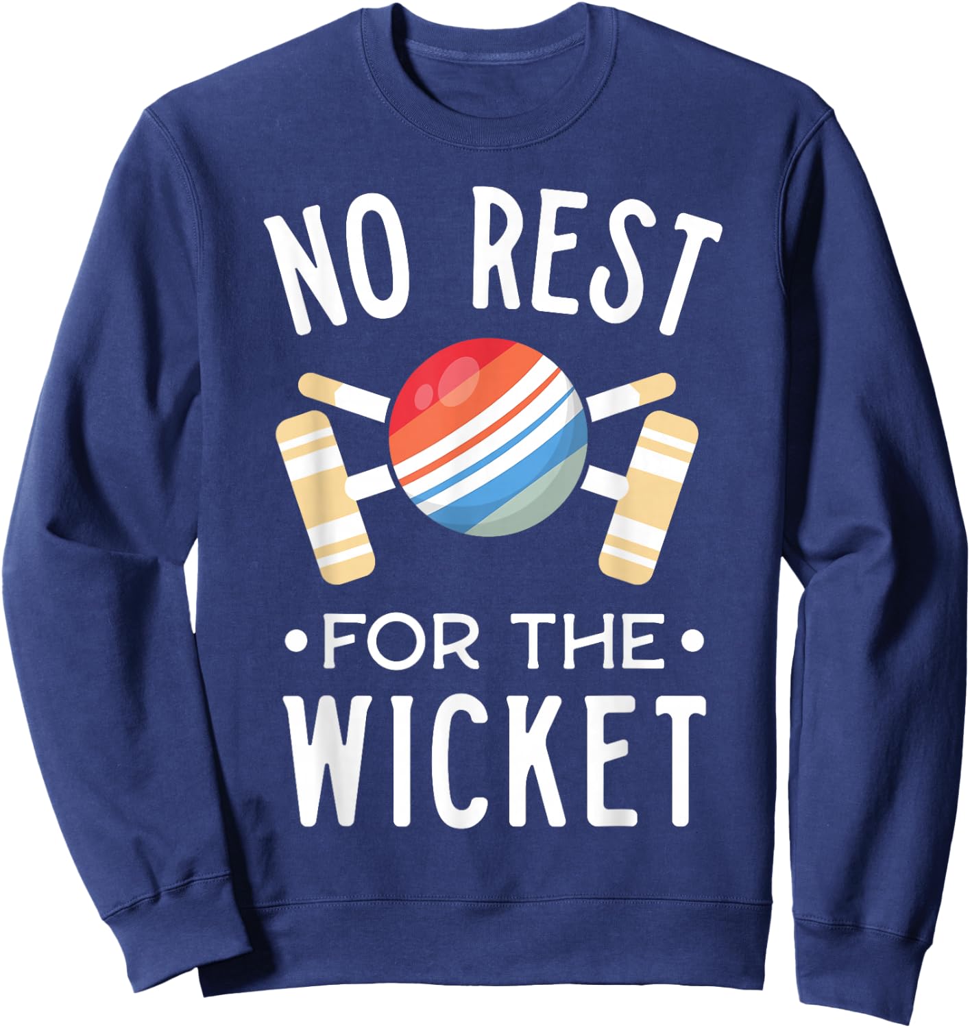Funny Croquet Shirt Rest For The Wicket Club Coach Gift Sweatshirt - Sweatshirt | Navy