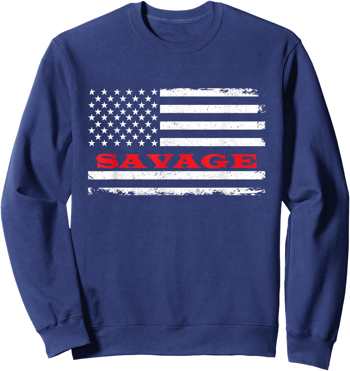 Montana American Flag Savage USA Patriotic Souvenir Kids Men Sweatshirt - Sweatshirt | Navy