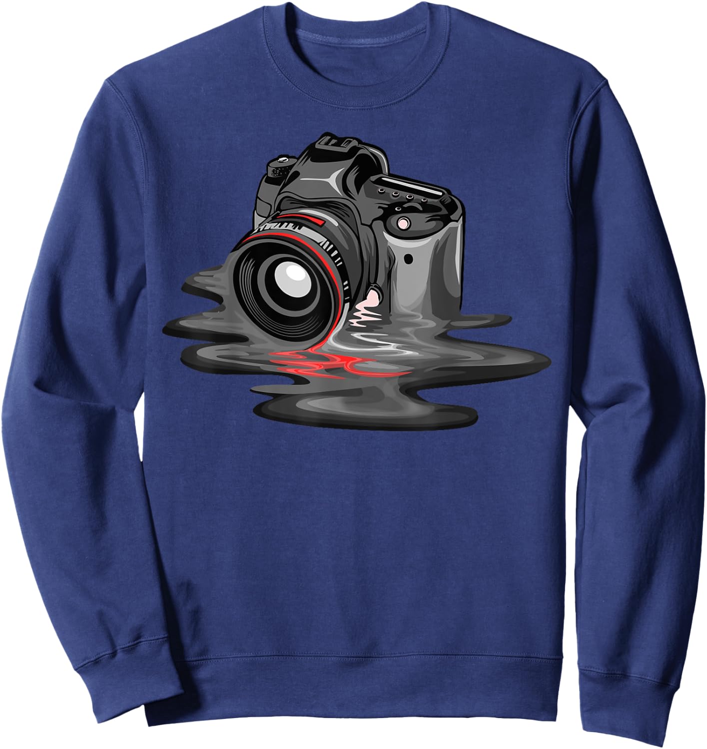 Funny Camera Gift Photographers Men Women Photography Sweatshirt - Sweatshirt | Navy